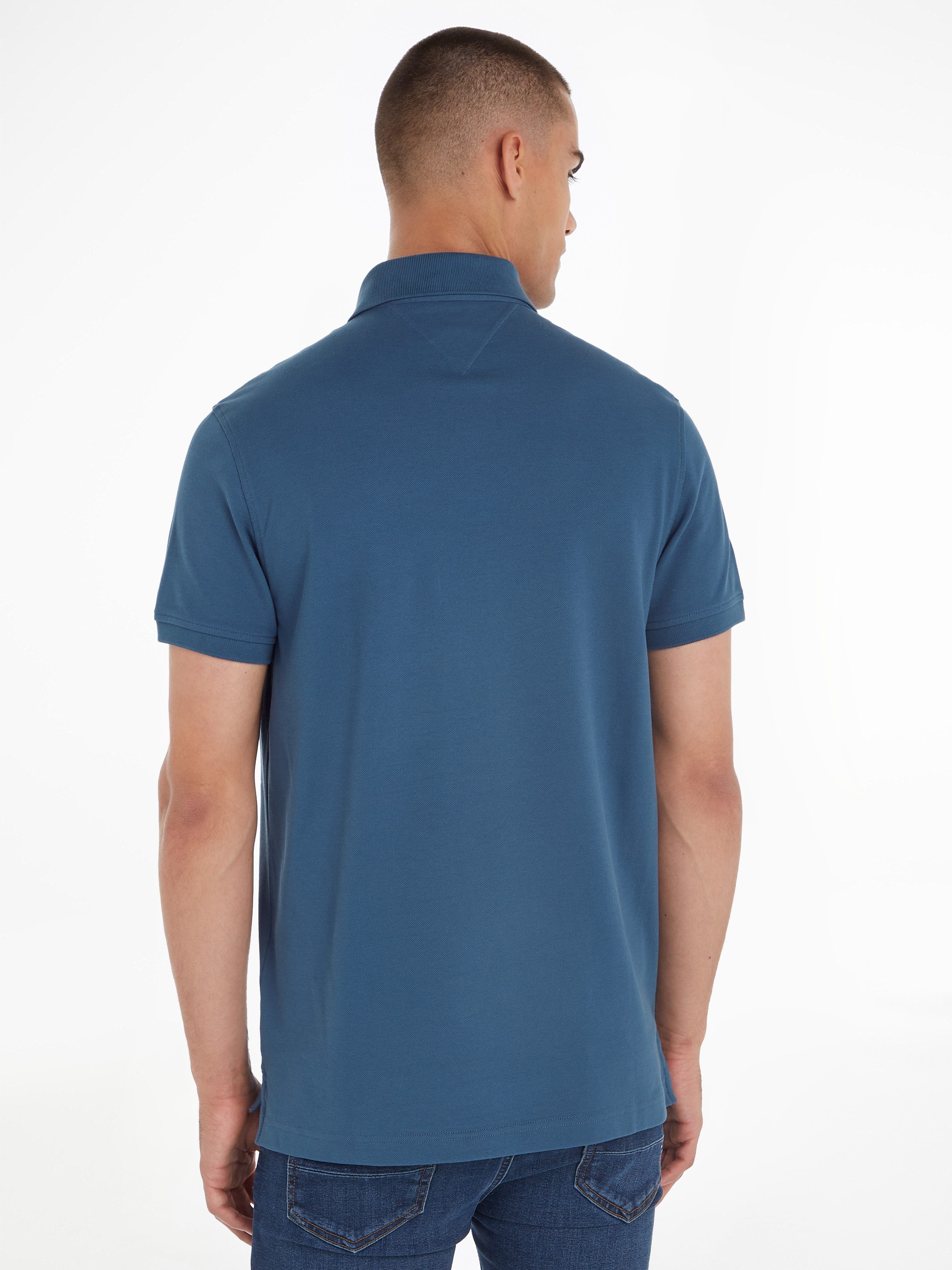 Tommy Hilfiger Poloshirt 1985 REGULAR POLO met contraststrepen en knoopsluiting
