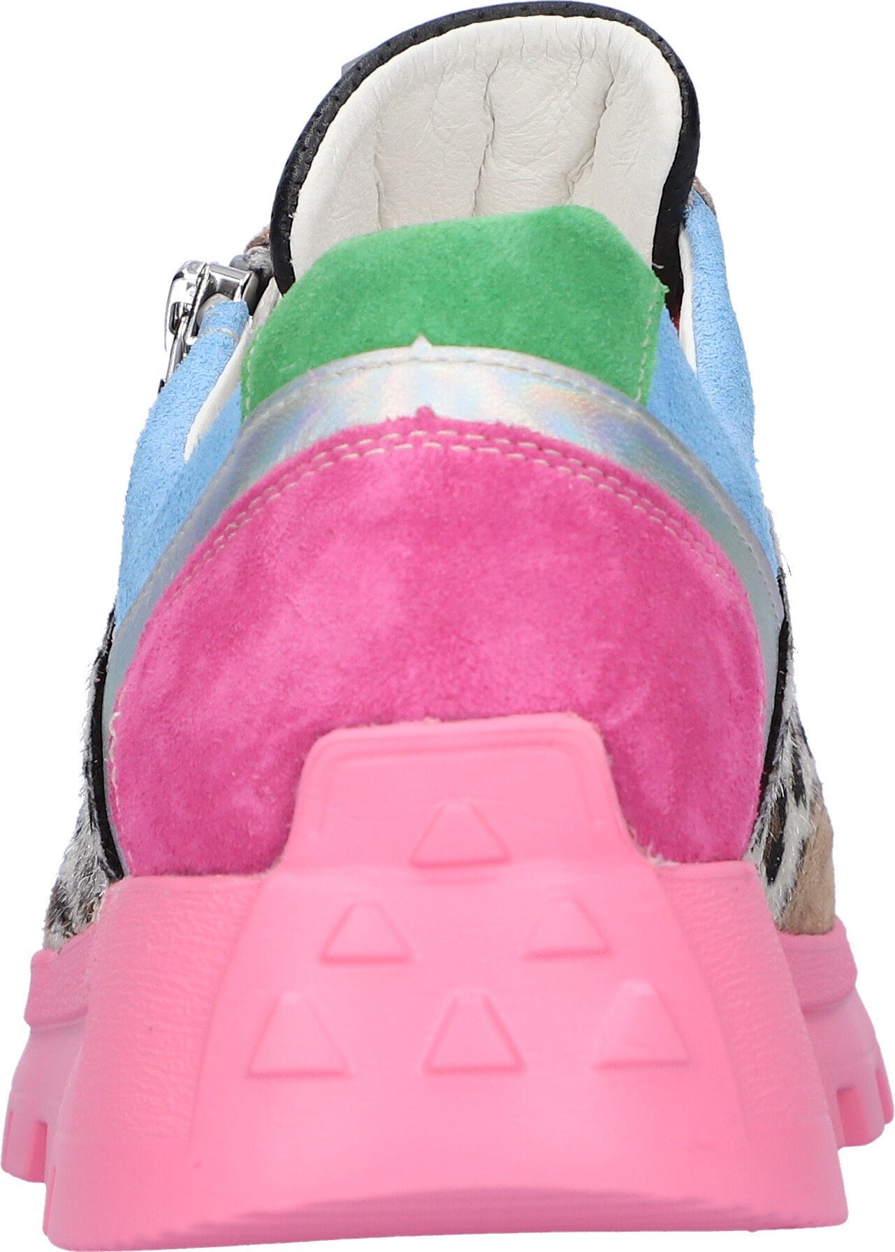 Waldläufer Sneakers met sleehak H-AJALA in comfortbreedte h = zeer breed, vrijetijdsschoen, lage schoen, veterschoen