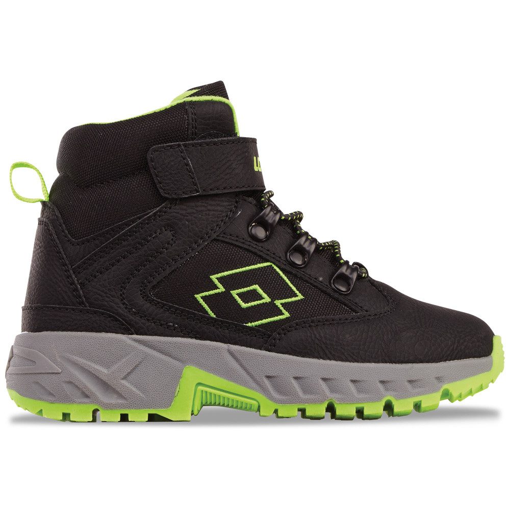 lotto Winterlaarzen met elastische veters & klittenbandsluiting wandelen & outdoor maat 36 EU zwart