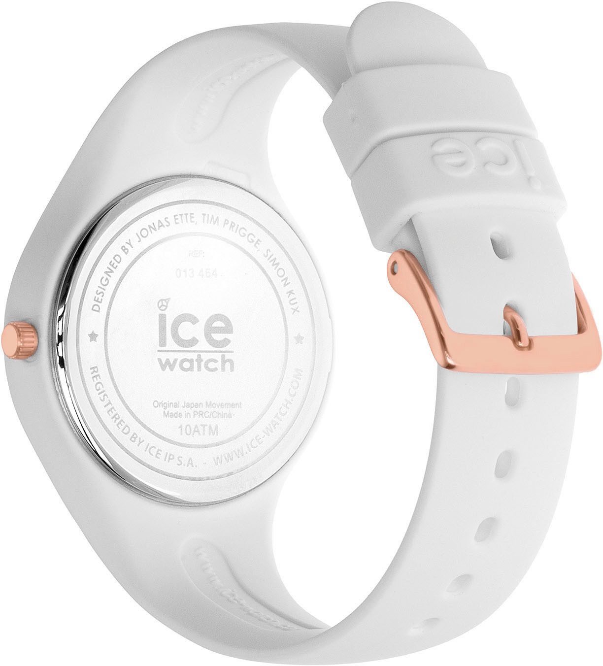 ice-watch Kwartshorloge ICE lo - S37 - 3H Polshorloge, dameshorloge, siliconen band, analoog