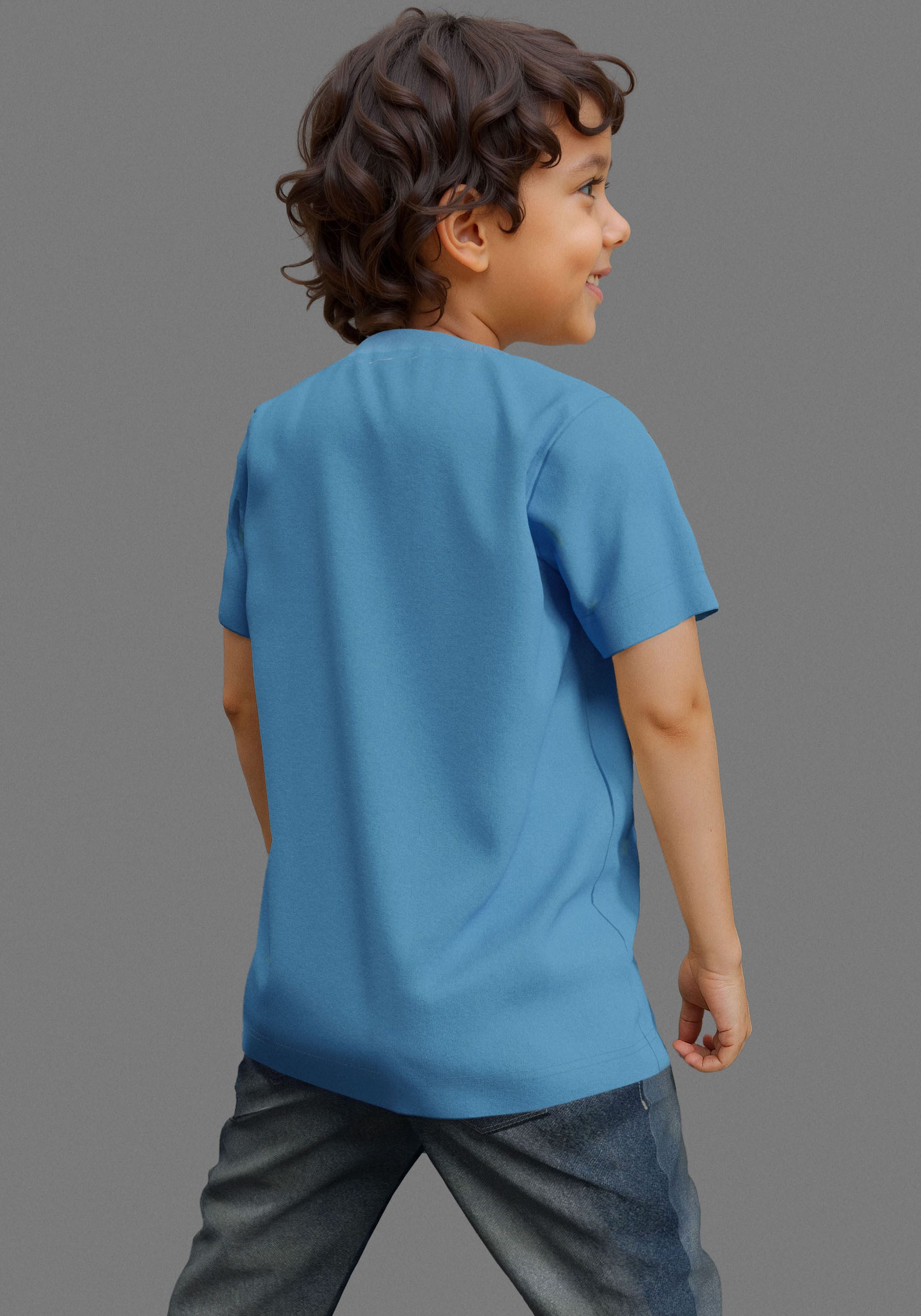 KIDSWORLD T-shirt Graafmachine casual kraan-print