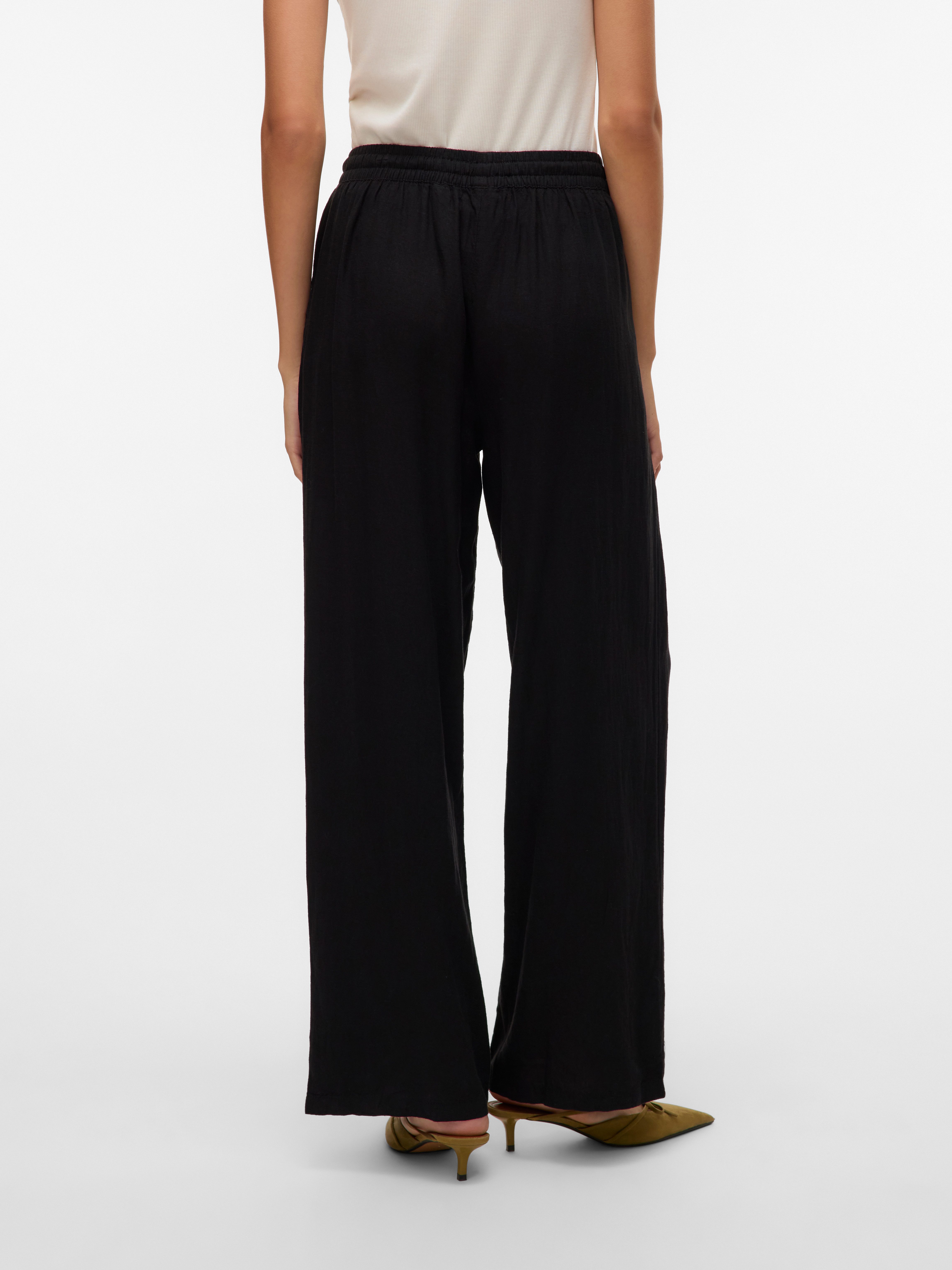 Vero Moda Comfortbroek VMLINN LINEN PANTS WVN NOOS