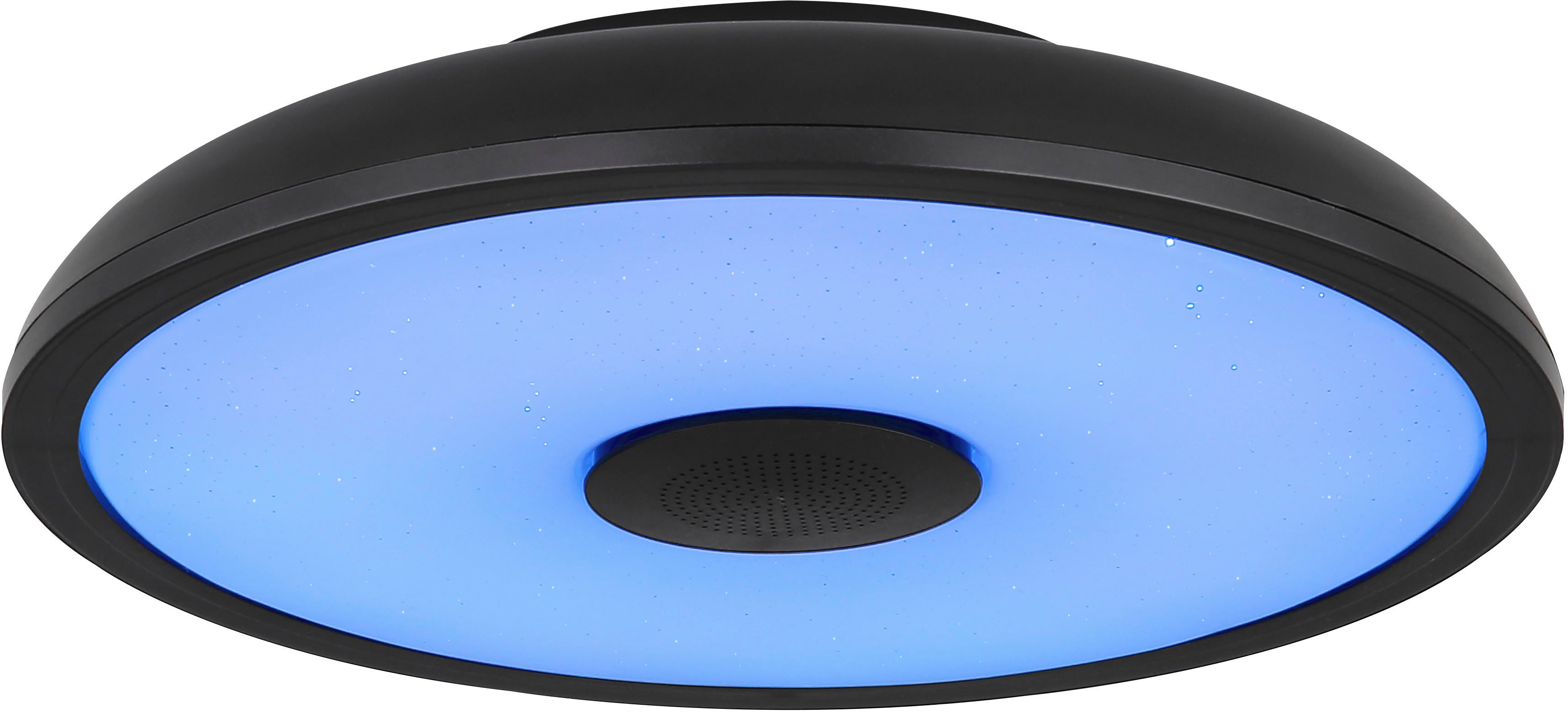 Globo Lightning Led-plafondlamp Raffy Luidspreker, plafondlamp kunststof, led, muziek (1 stuk)