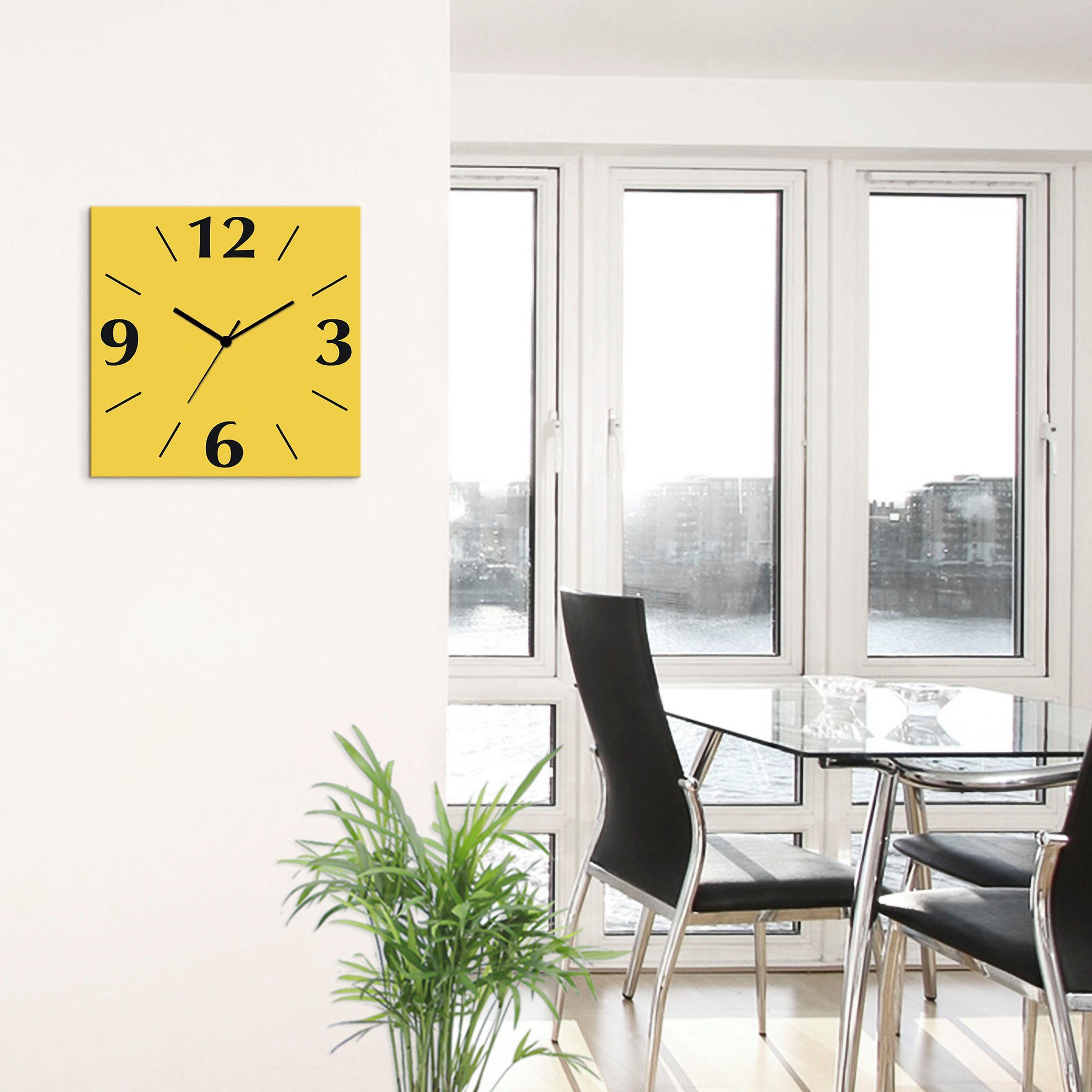 Artland Wandklok Uni trendkleuren optioneel verkrijgbaar met kwarts- of radiografisch uurwerk, geruisloos zonder tikkend geluid