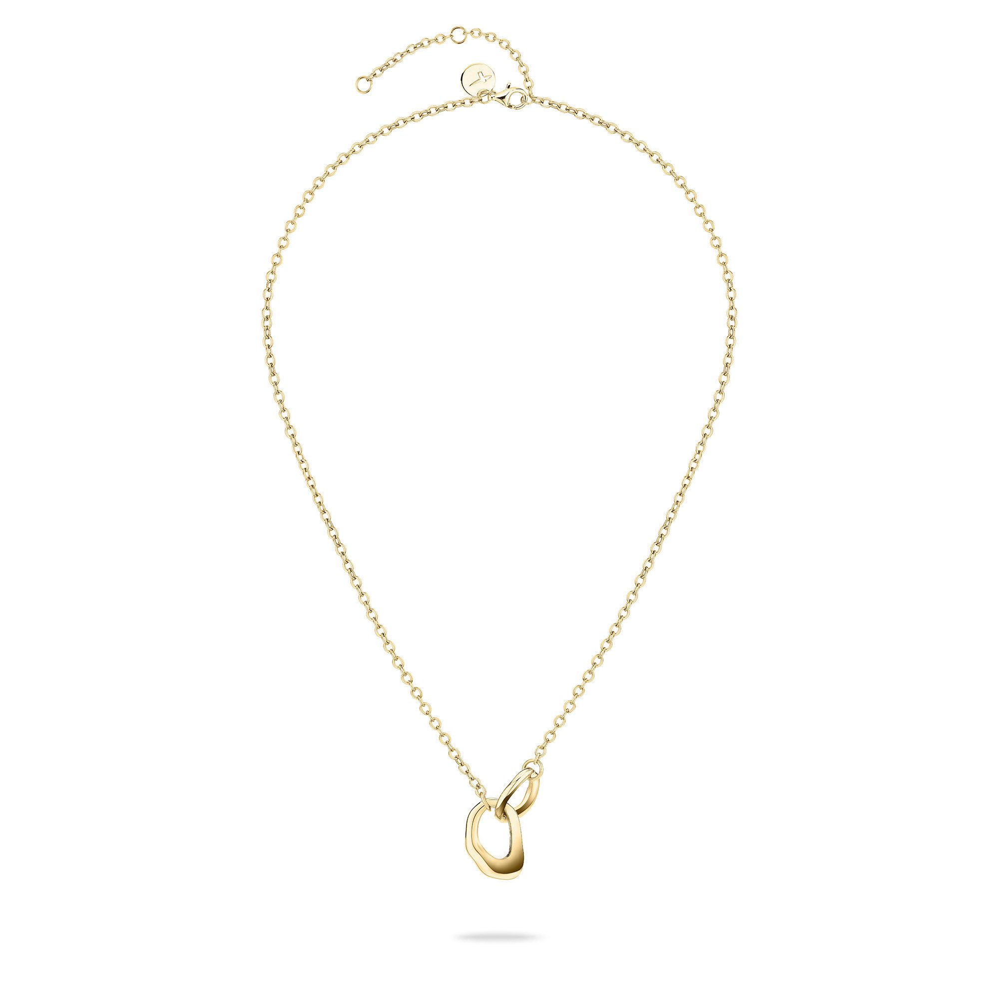 Tamaris Ketting met hanger Sieraad Geschenk Roestvrijstalen Ketting Organic Shapes