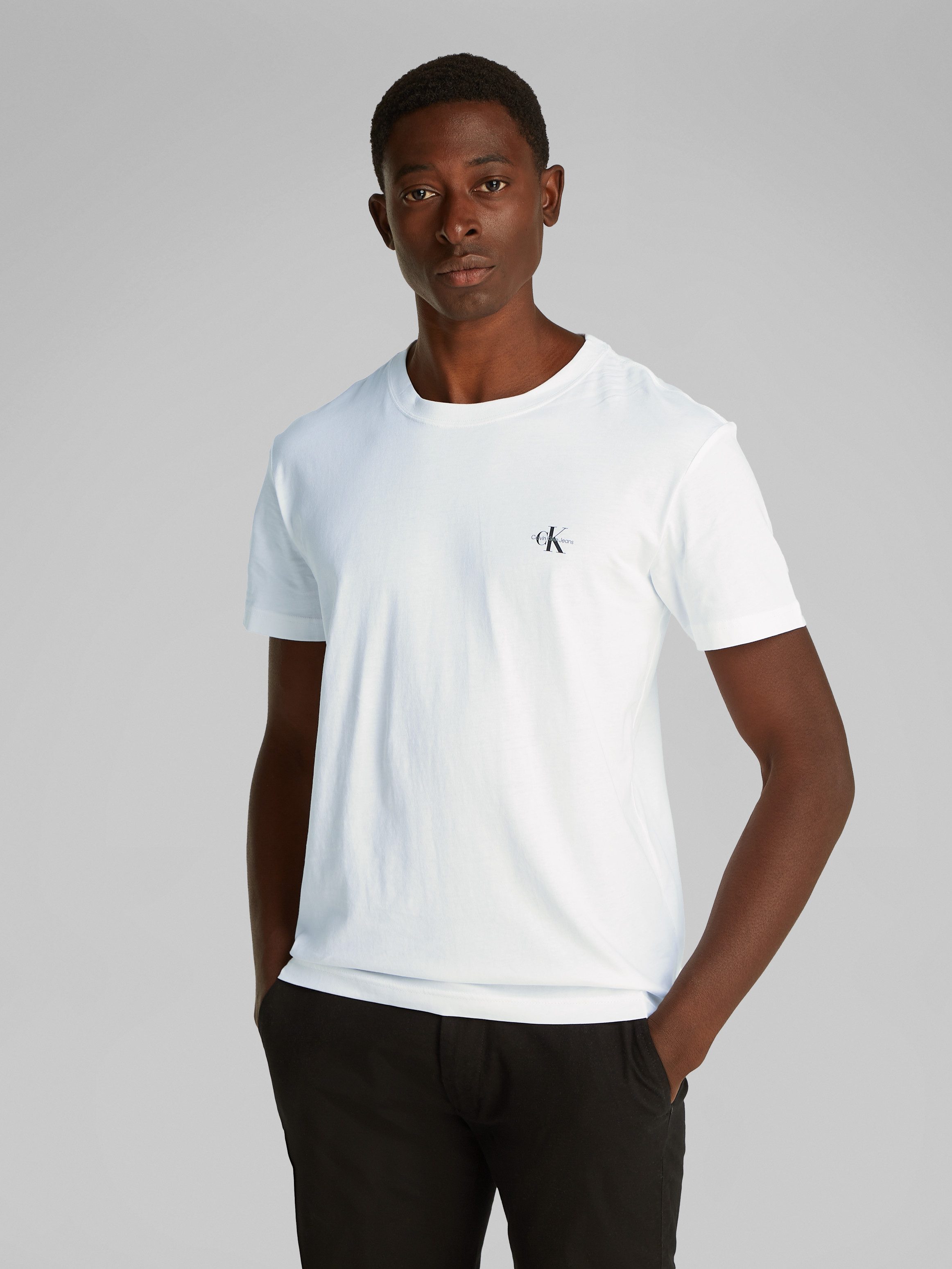 Calvin Klein T-shirt 2 PACK MONOLOGO (Set van 2)