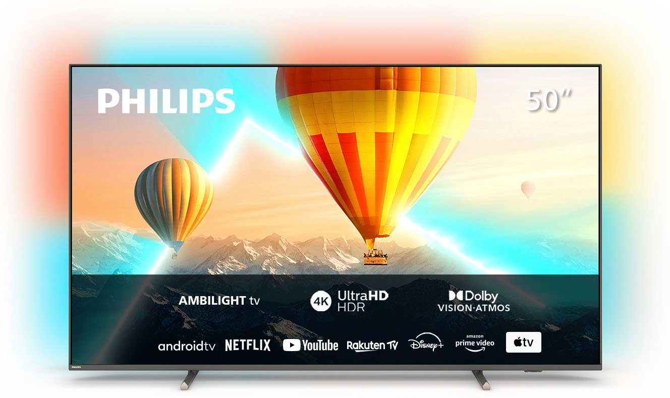 Philips Led-TV 50PUS8107/12, 126 cm / 50 ", 4K Ultra HD, Android TV - Smart TV