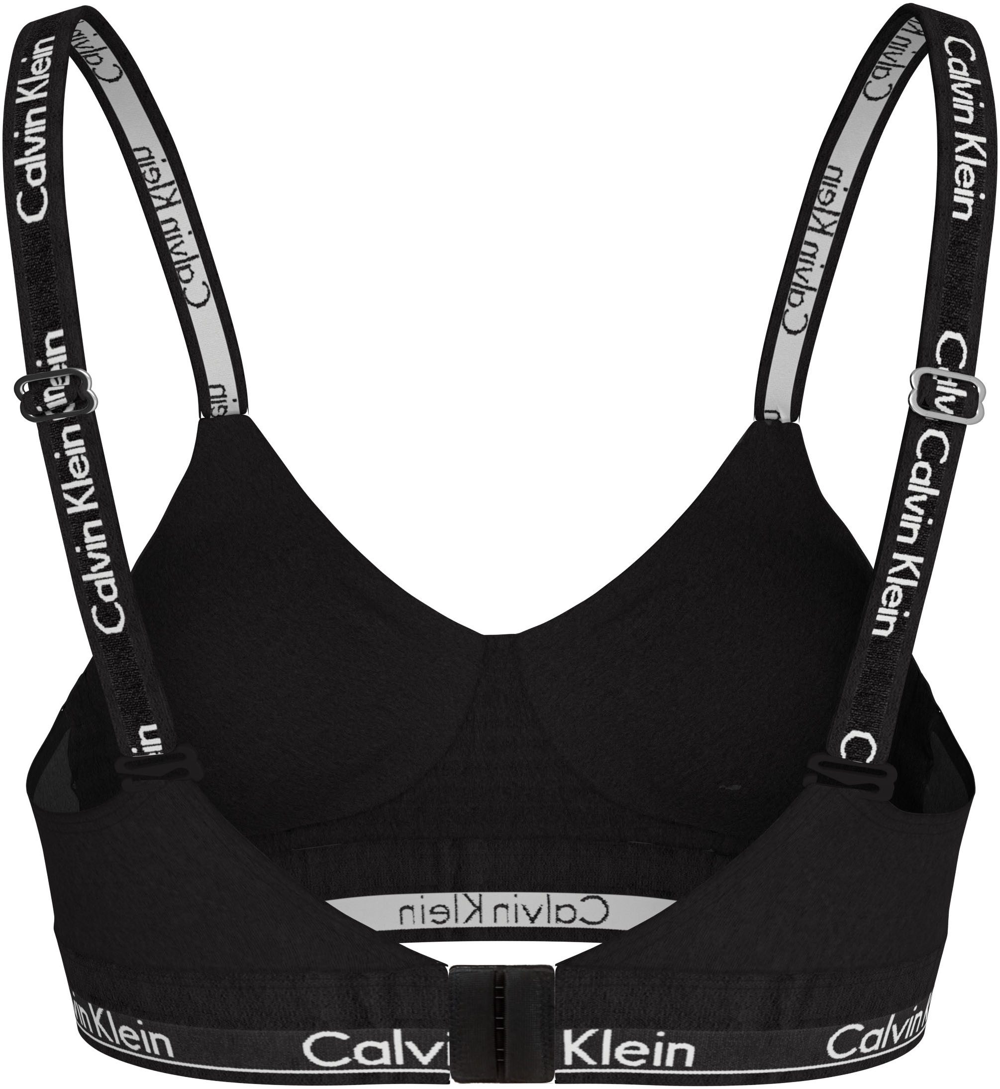 Calvin Klein Bralette met een logo-opschrift