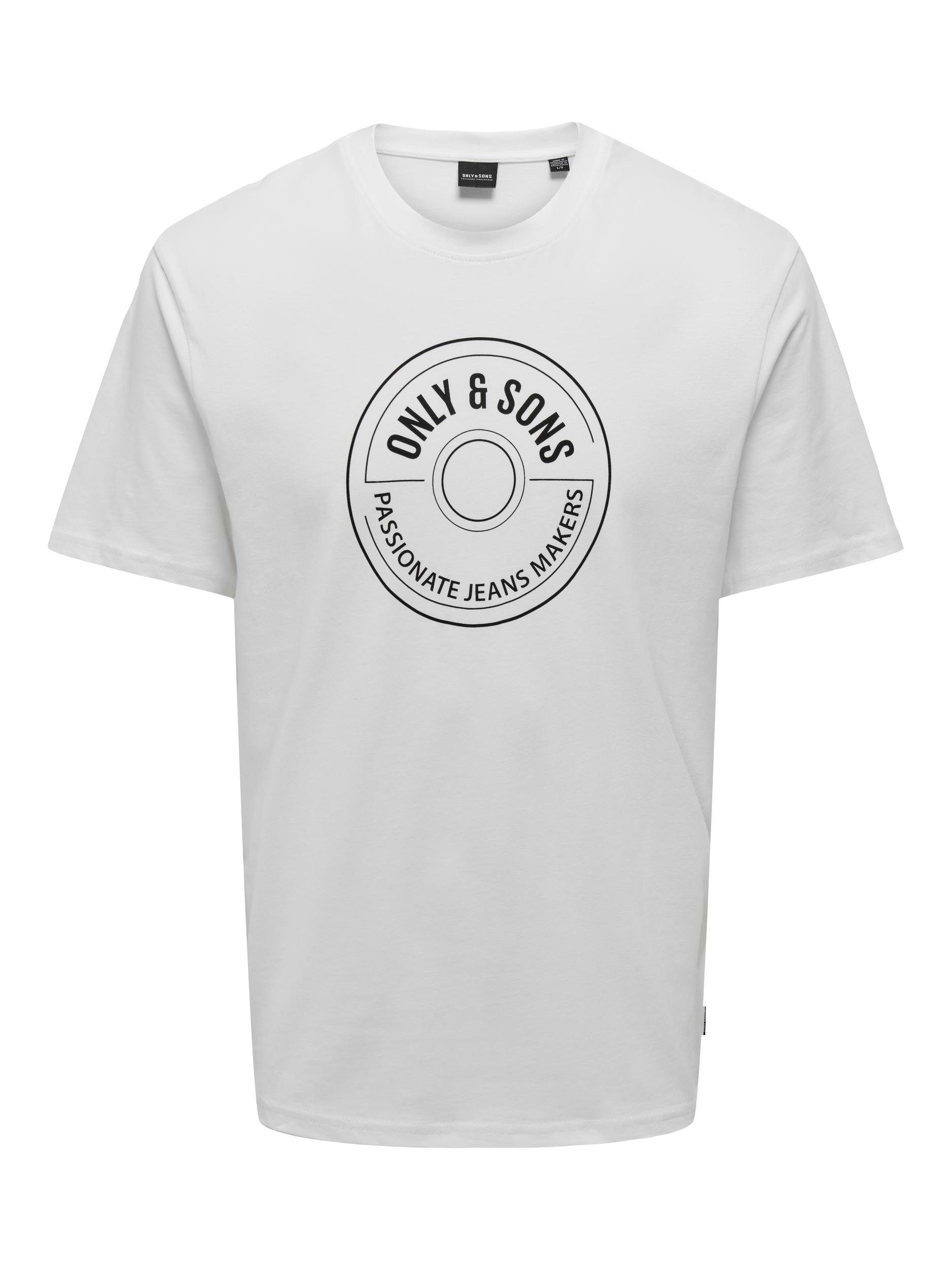 ONLY & SONS Shirt met ronde hals ONSLAMER LIFE REG LOGO SS TEE