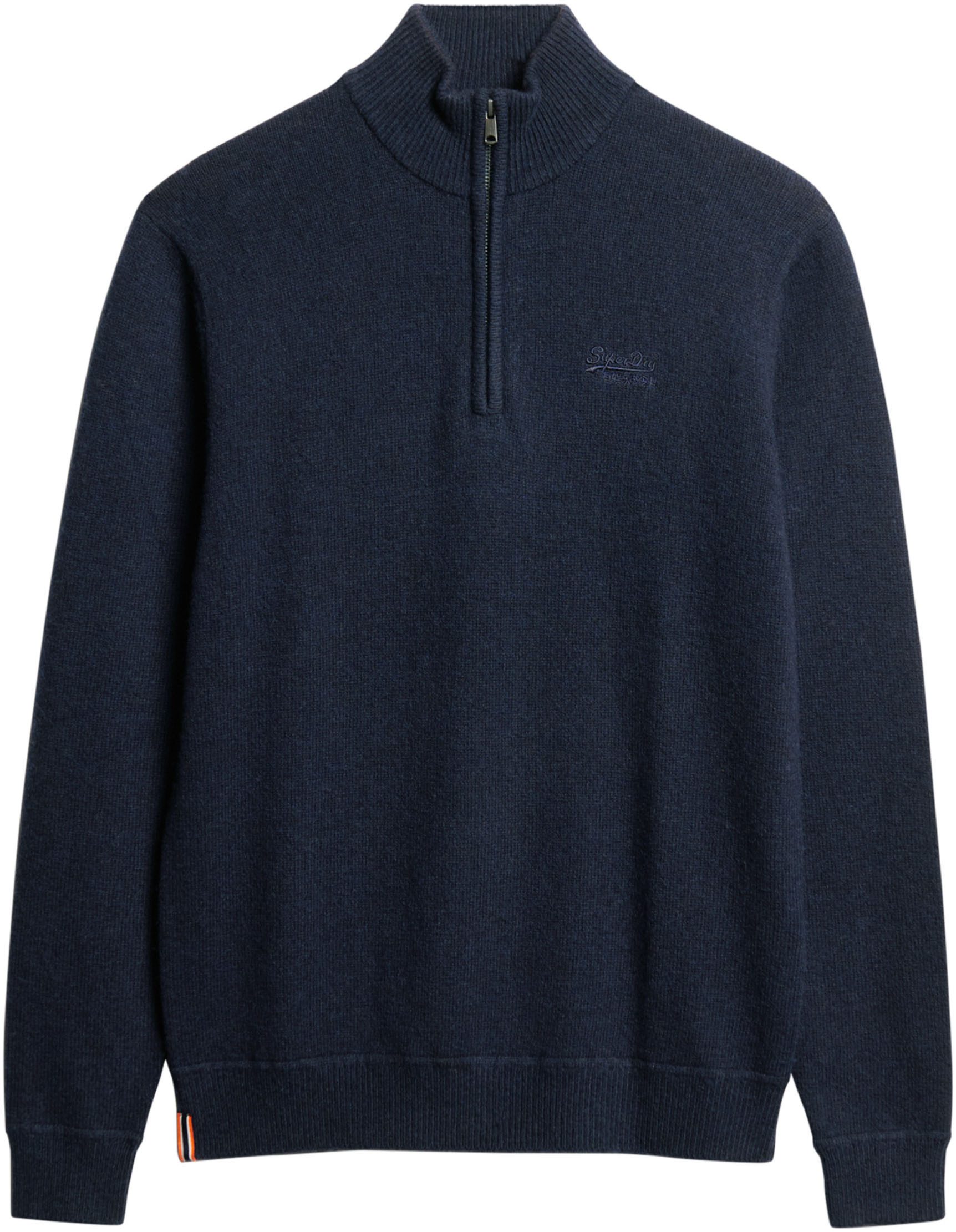 Superdry Gebreide trui ESSENTIAL EMB KNIT HALF ZIP