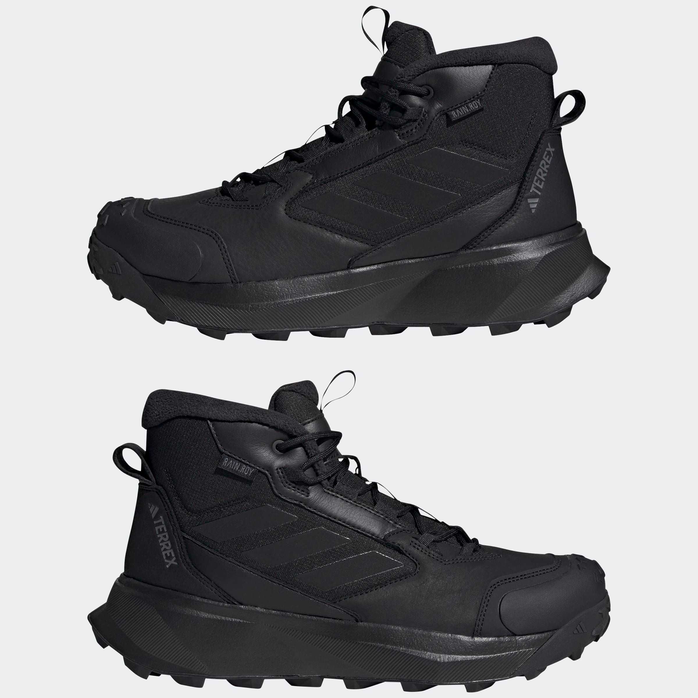 adidas TERREX Winterlaarzen TERREX WINTER LEATHER MID CUT RAIN.RDY COLD.RDY Snowboots, winterlaarzen, winterschoenen, waterdicht en gevoerd