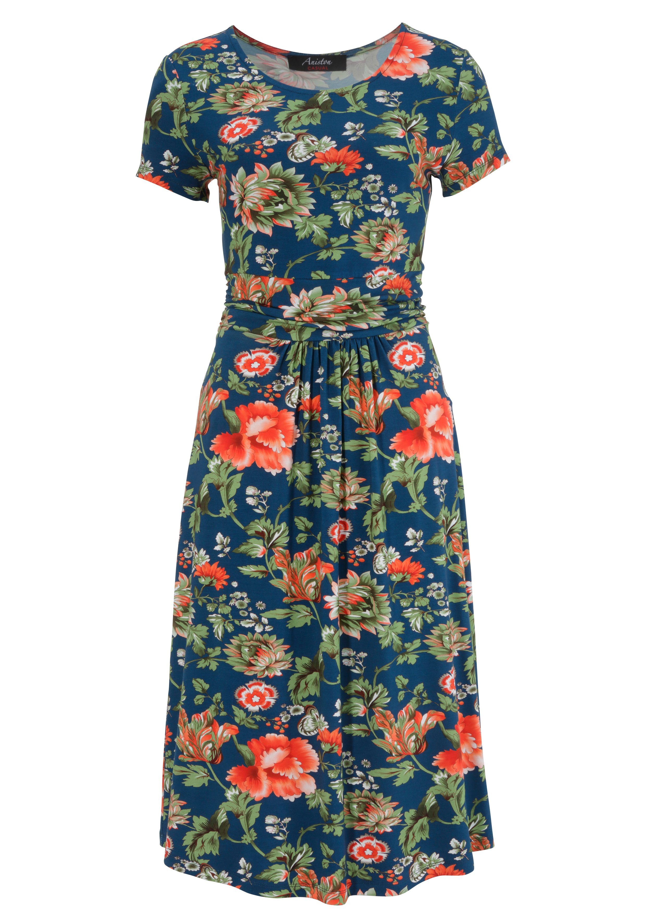 Aniston CASUAL Zomerjurk met kleurrijke bloemenprint