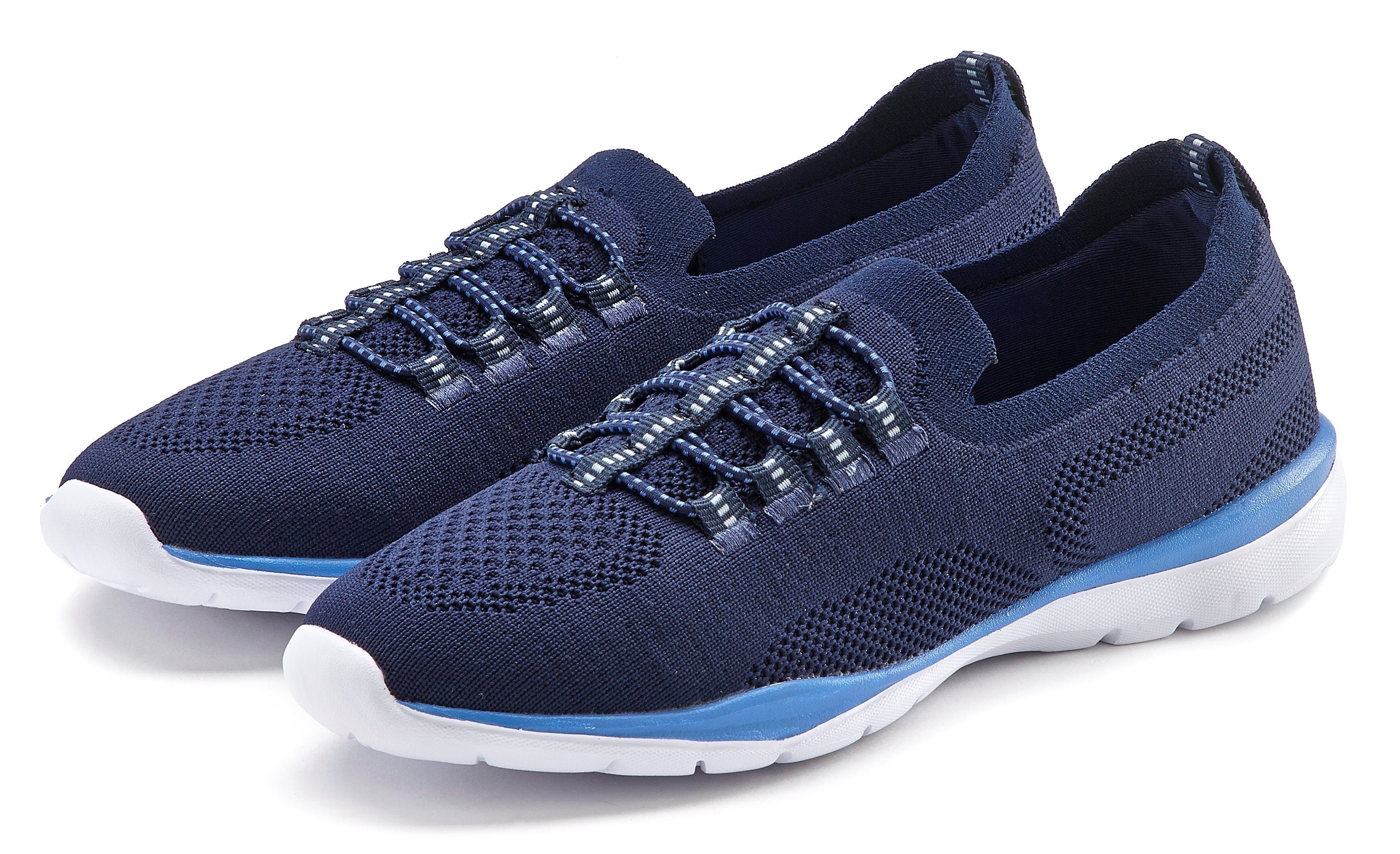 lascana sneakers blauw