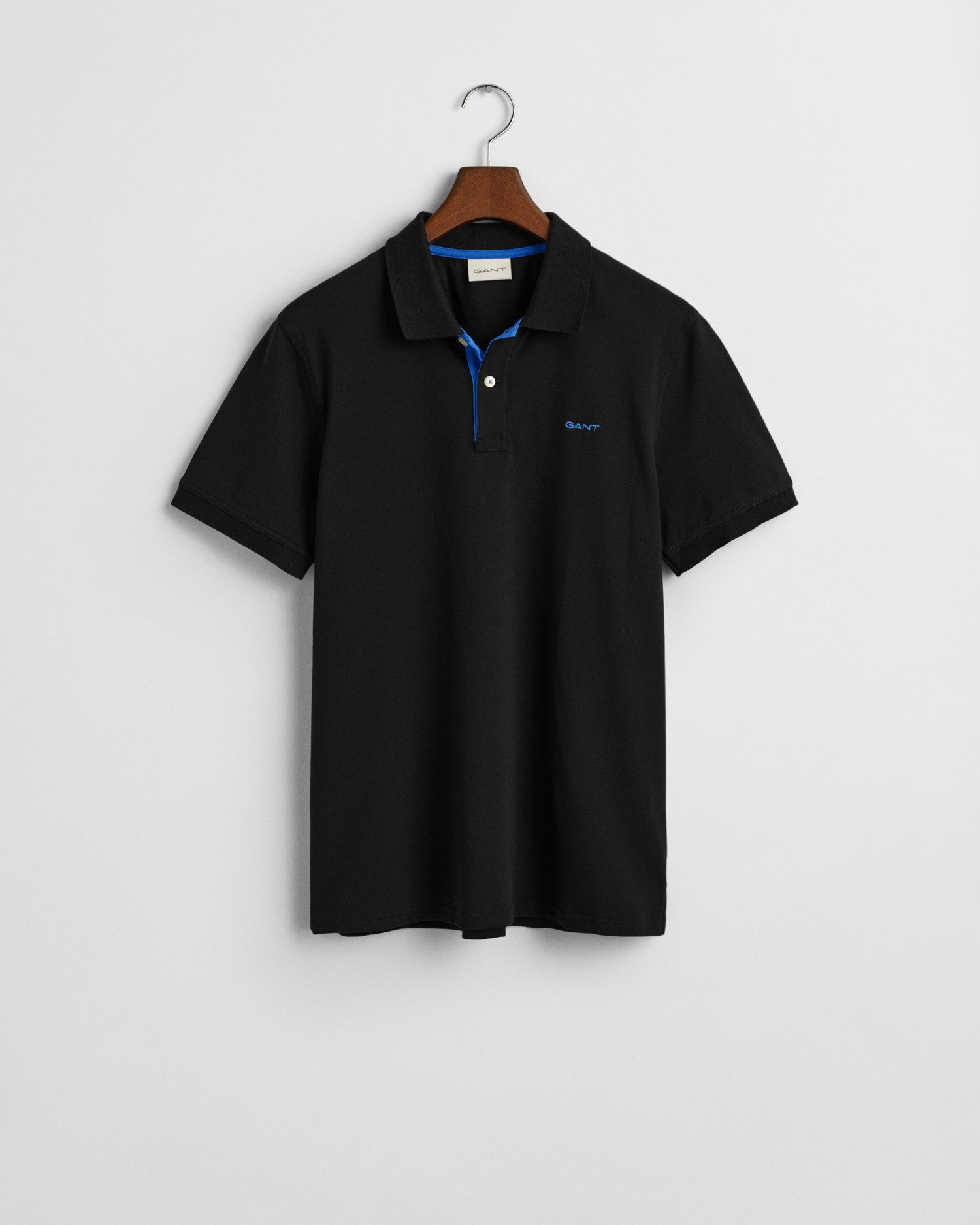 Gant Poloshirt REG CONTRAST PIQUE SS RUGGER met contrastkleurige inzetten