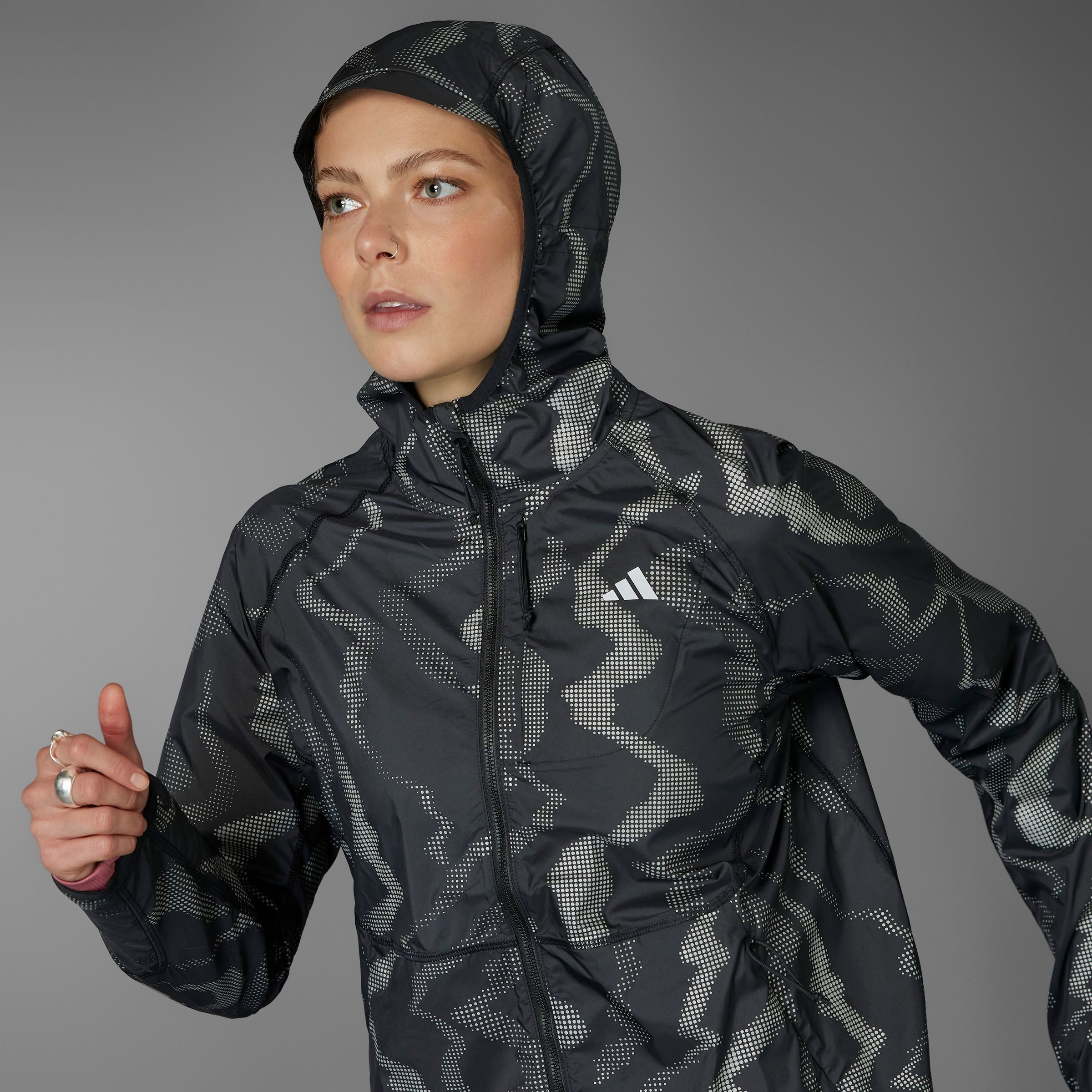 adidas Performance Runningjack ULT PREM JKT Reflecterend voor zichtbaarheid in de schemering