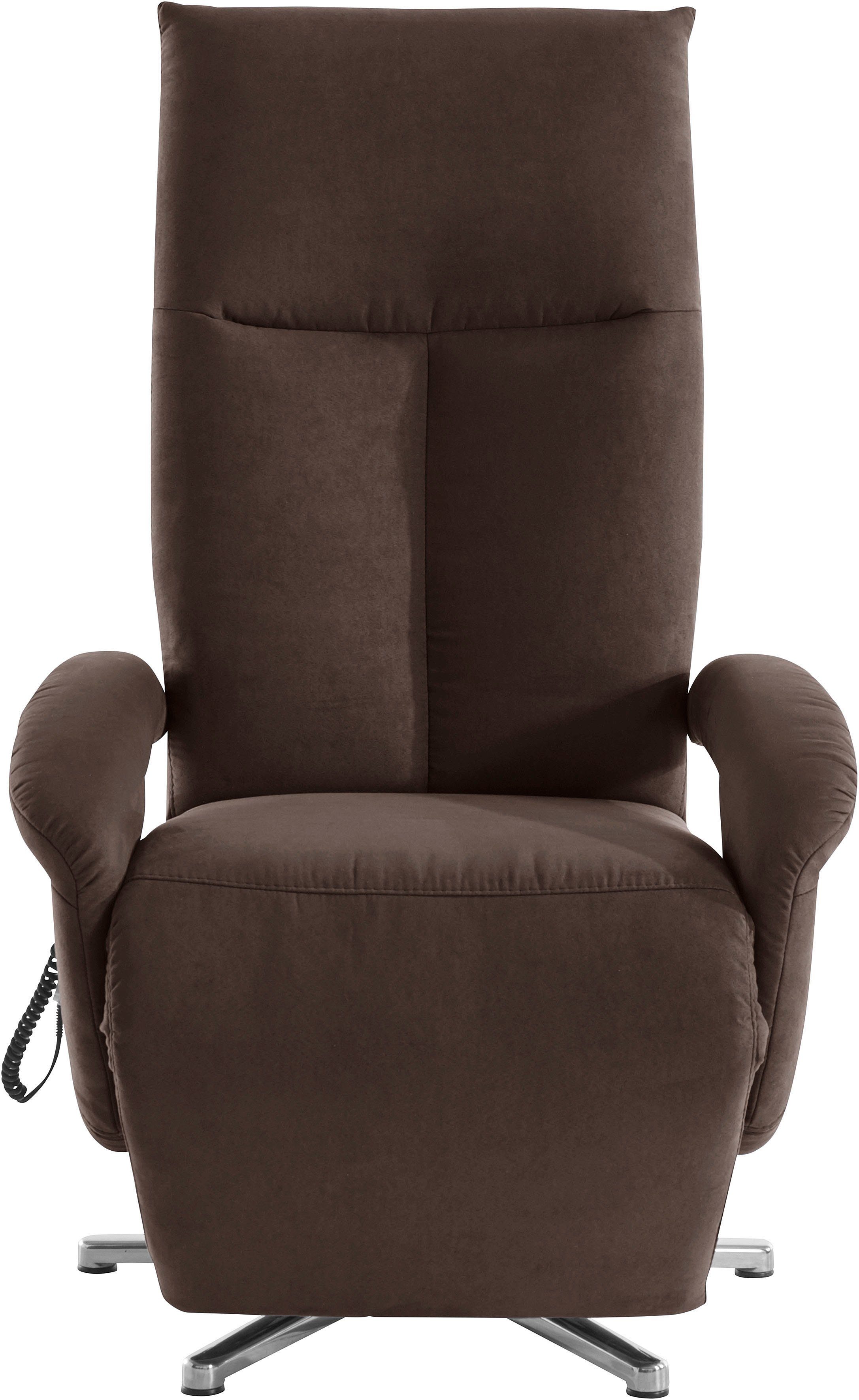 sit&more Relaxfauteuil Tycoon met verstelbare hoofdsteun en 360° draaifunctie keuze tussen handmatige of elektrische functie, ook met accu (draadloos)