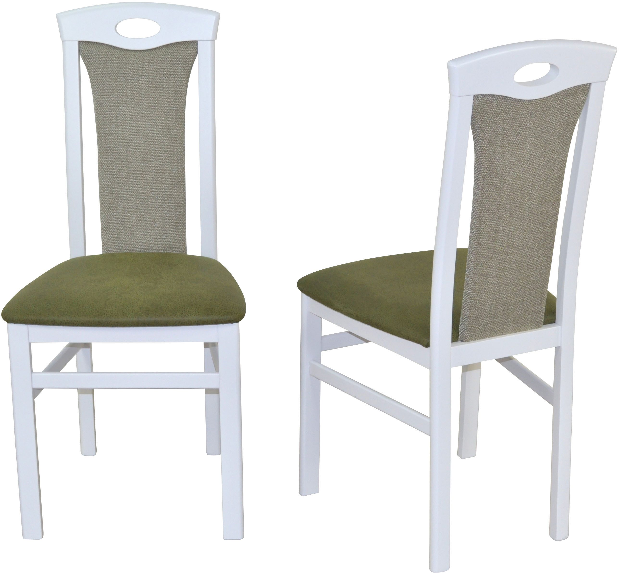 HOFMANN LIVING AND MORE Eethoek 5-delige eethoek Stoelen voorgemonteerd (voordeelset, 5-delig)