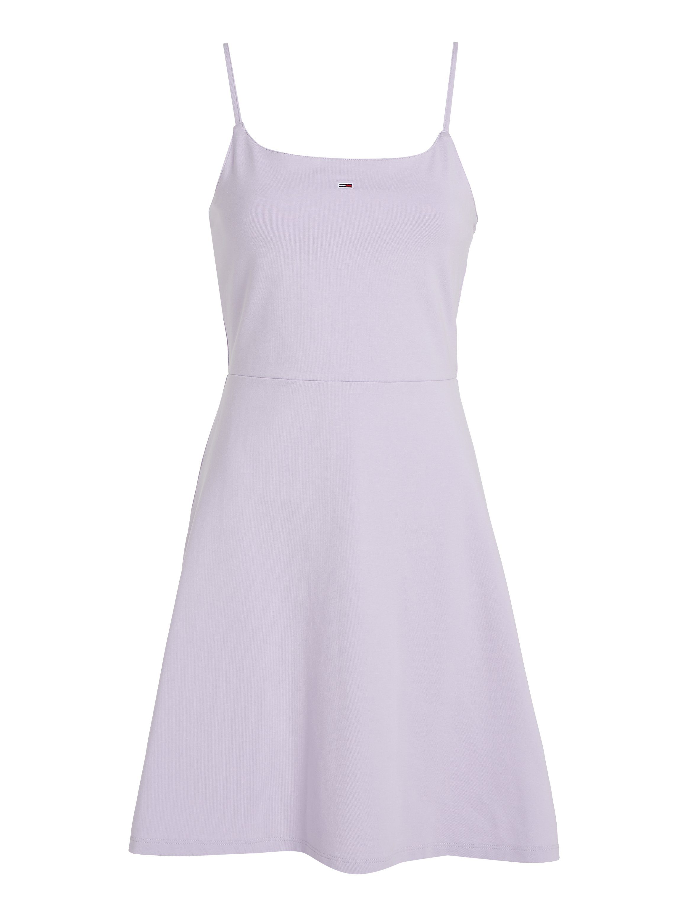 TOMMY JEANS Jurk met spaghettibandjes TJW ESSENTIAL STRAP FLARE DRESS met verstelbare spaghettibandjes