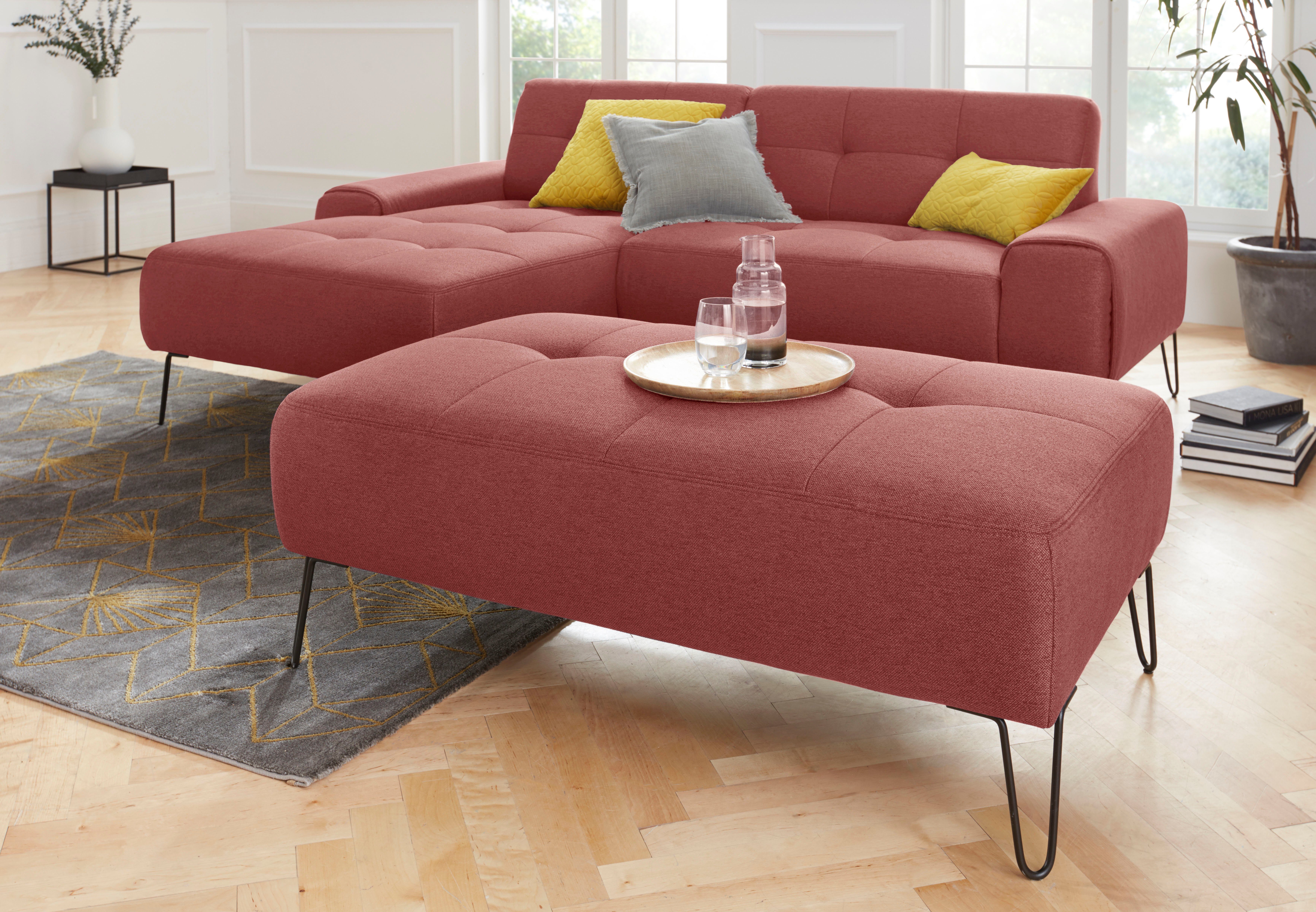 exxpo - sofa fashion hocker taranto oranje