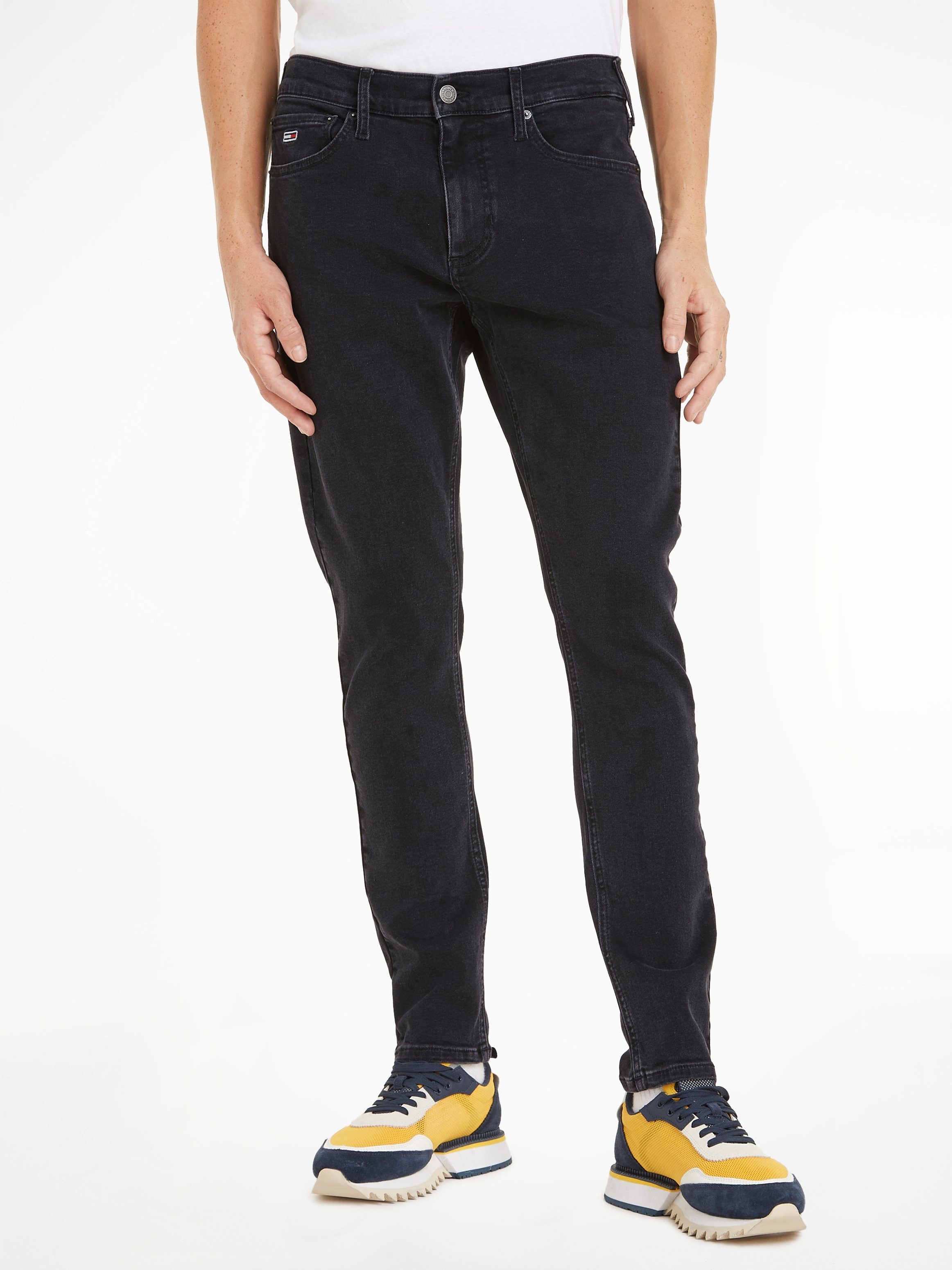 Tommy Jeans Slim fit jeans met labeldetails model 'SCANTON'