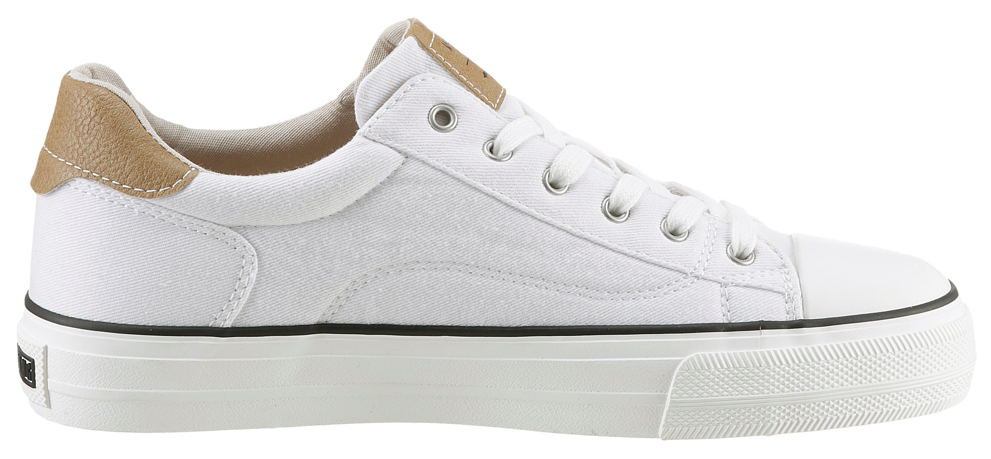 Mustang Shoes Sneakers , vrijetijdsschoen, lage schoen, veterschoen, met rubberen kap