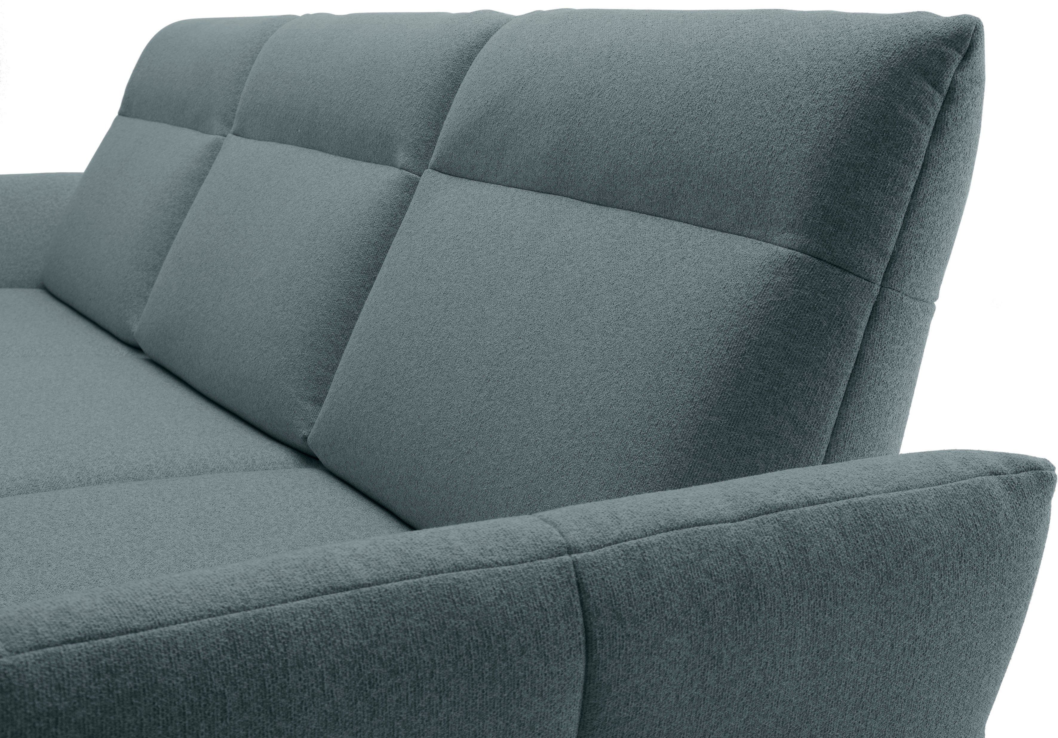 Creation BY ROLF BENZ Hoekbank Hs.460 Sokkel in walnotenhout, onderstel in umbra grijs, breedte 338 cm