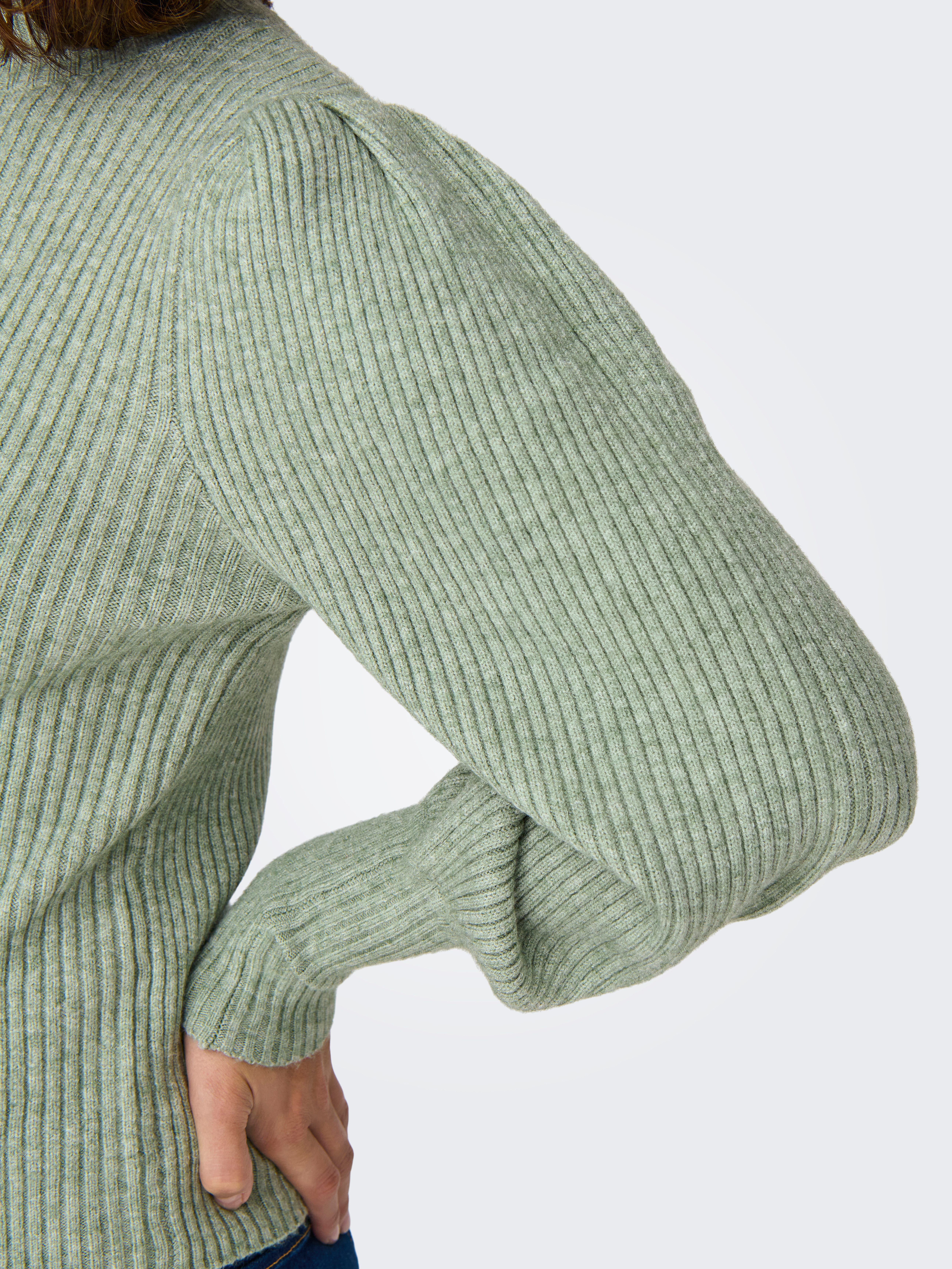 Only Gebreide trui ONLKATIA L S HIGHNECK PULLOVER KNT NOOS