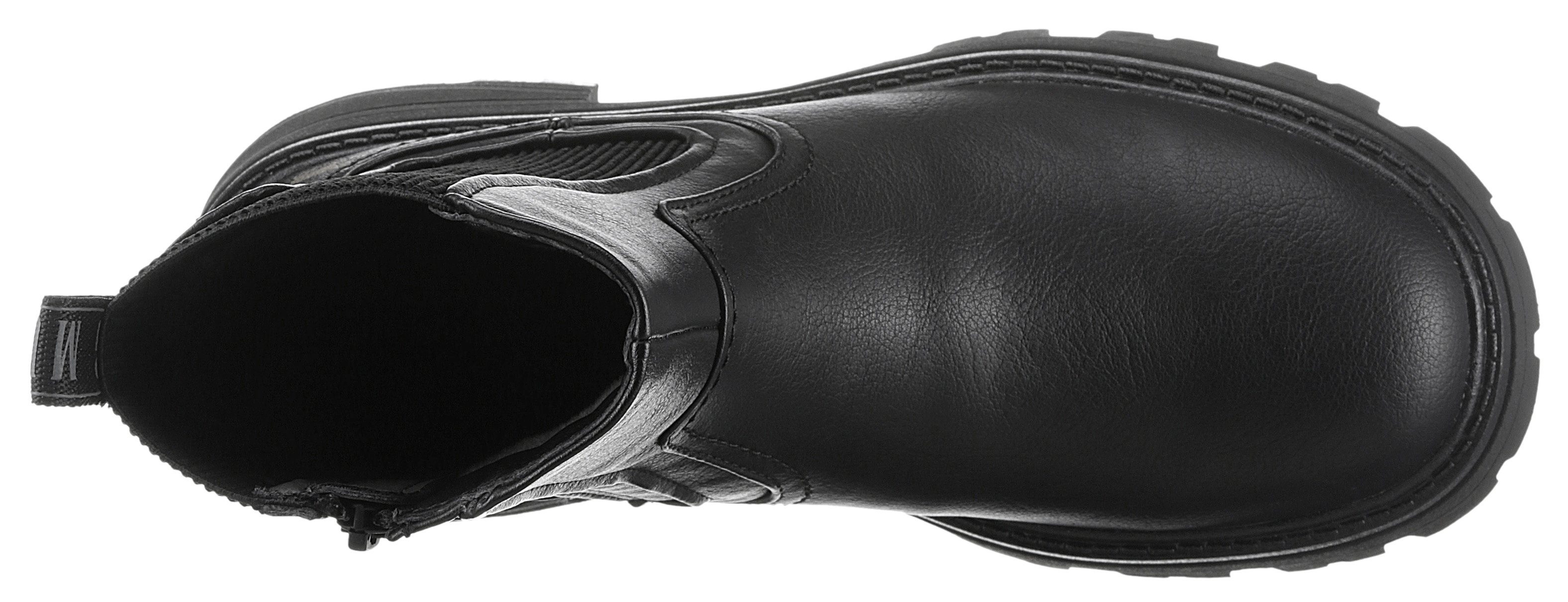Mustang Shoes Chelsea-boots Slip-on laarzen, herfstschoen met comfortabele stretchinzet