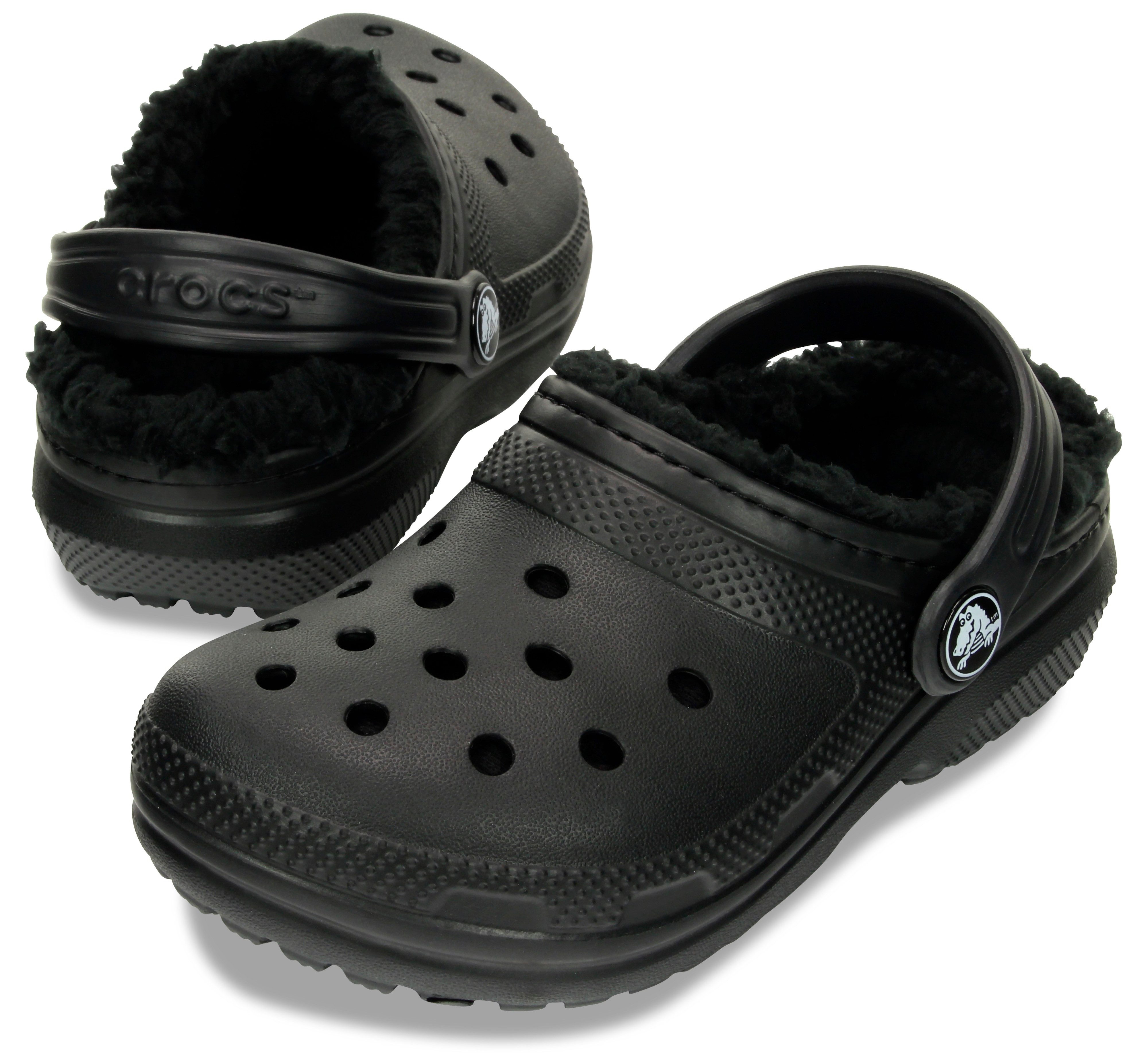 Crocs Clogs Classic Lined Clog kinderschoen, pantoffel met knuffelzacht fleece