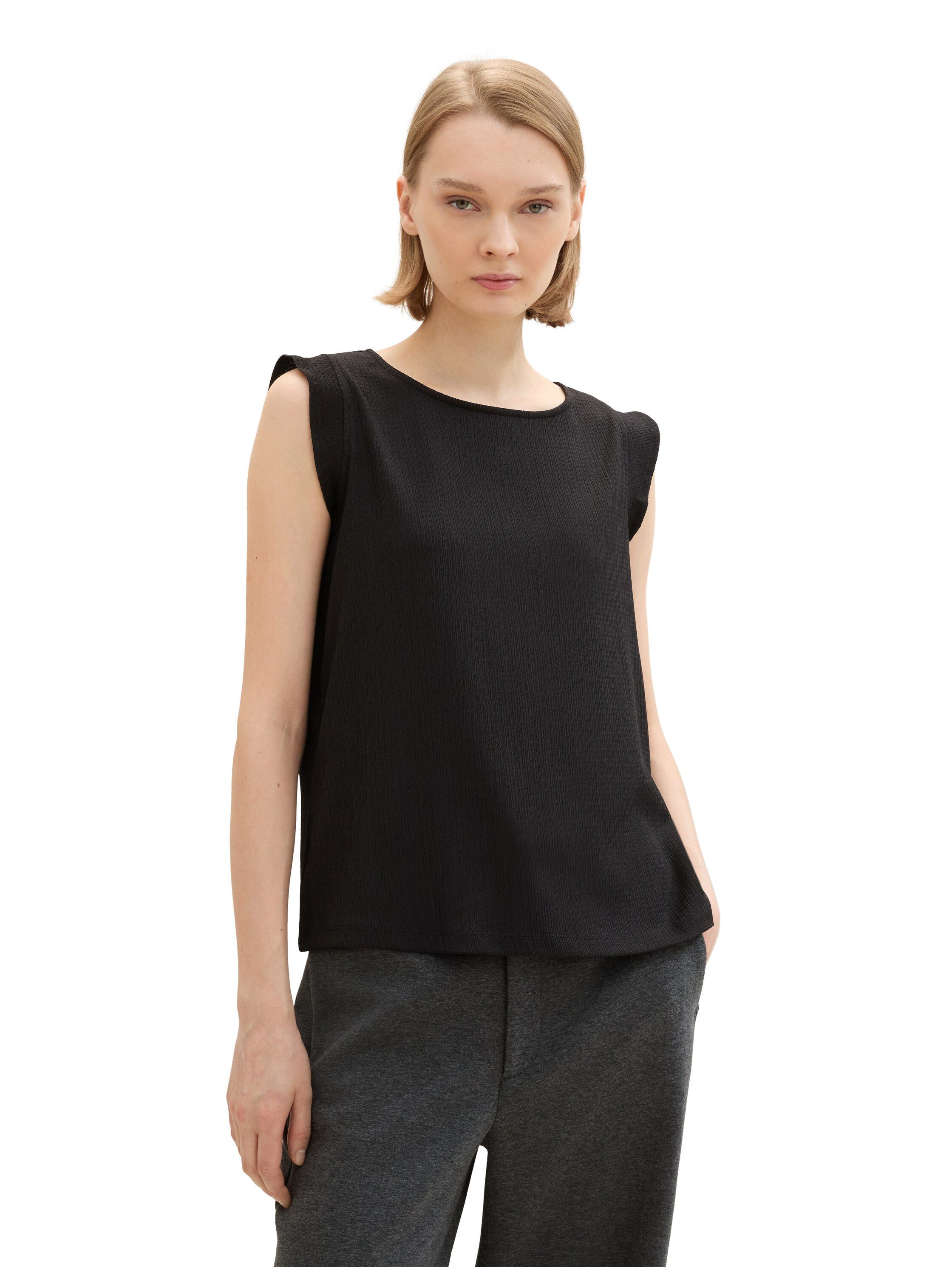 Tom Tailor Denim Shirttop met print all-over