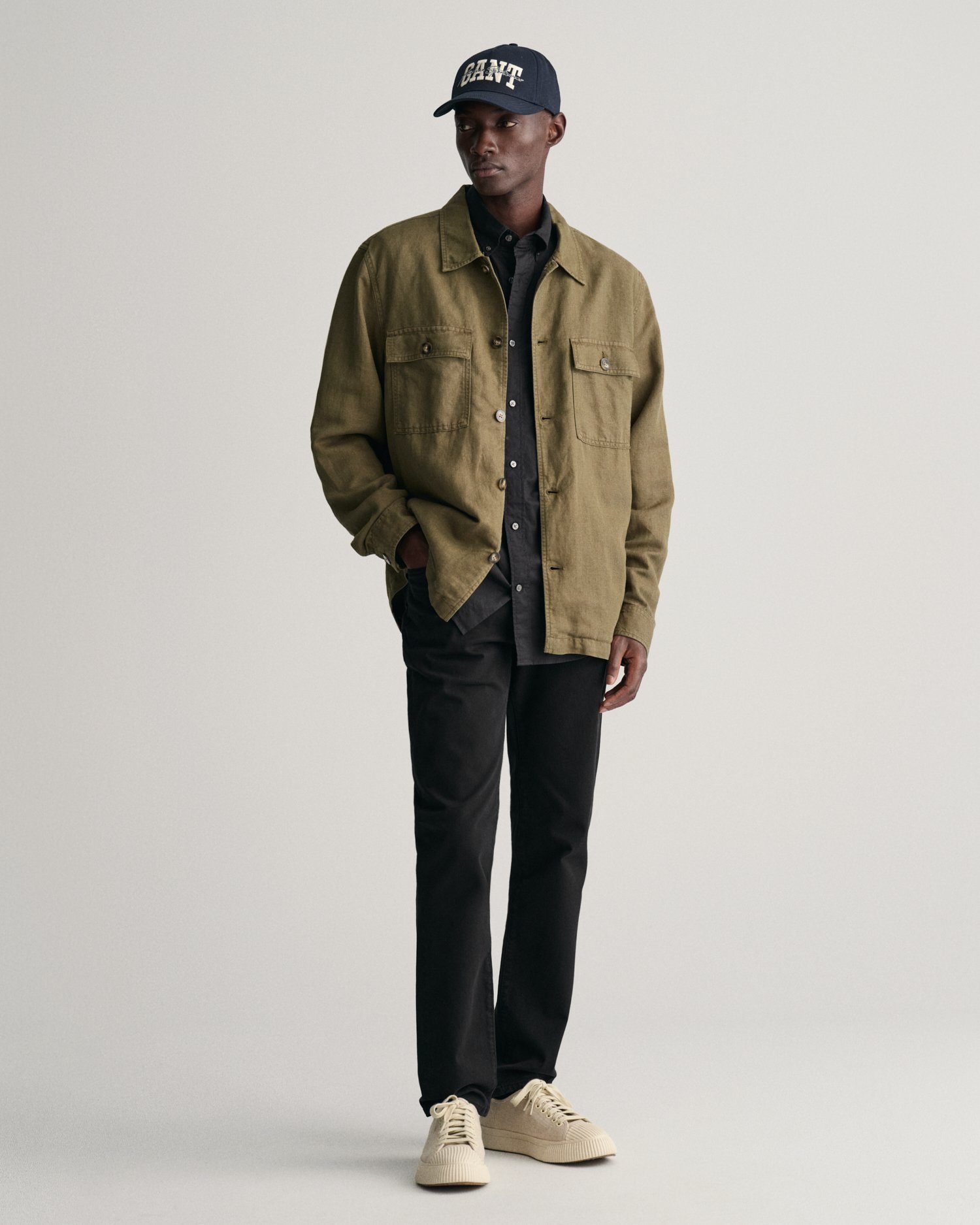 Gant Overhemd met korte mouwen Regular fit poplin overhemd licht slijtvast easy care