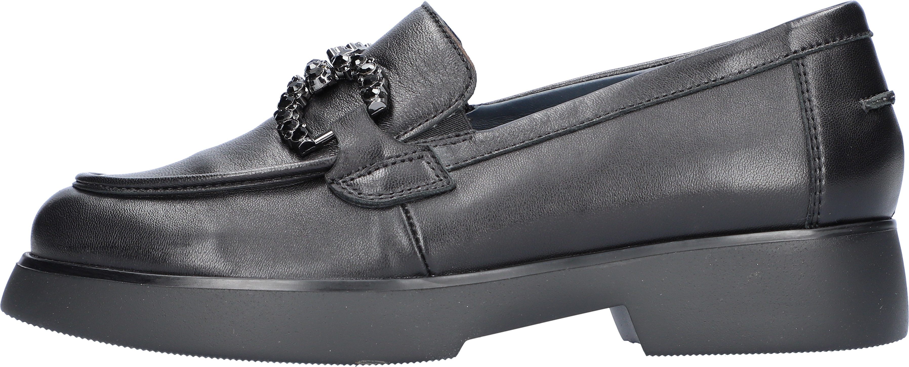 Waldläufer Loafers H-PENNY , slipper, comfort schoen, instapschoen in comfortabele breedte g (= breed)