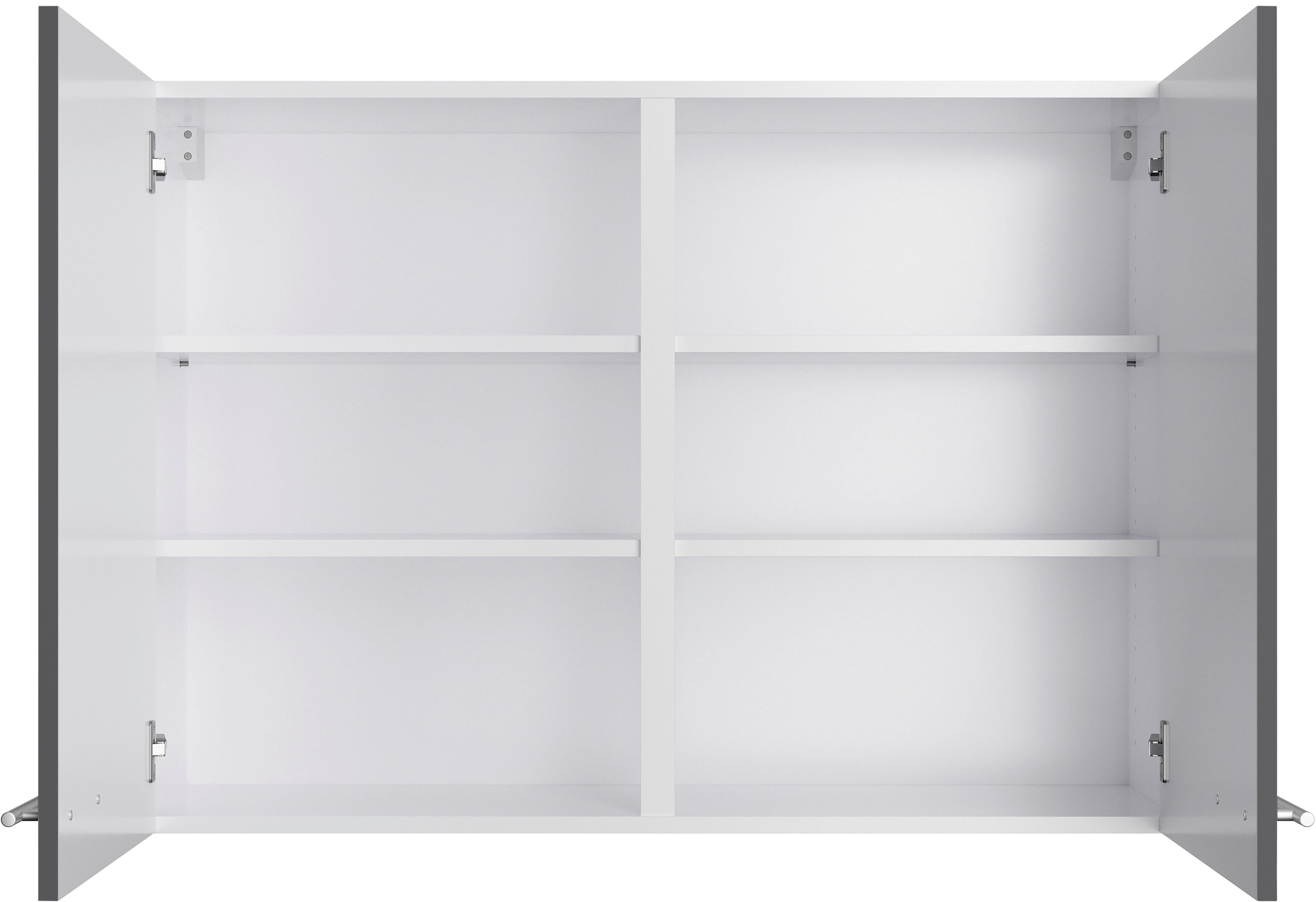 OPTIFIT Hangend kastje Lilly Breedte 100 cm, 2 deuren, 4 planken
