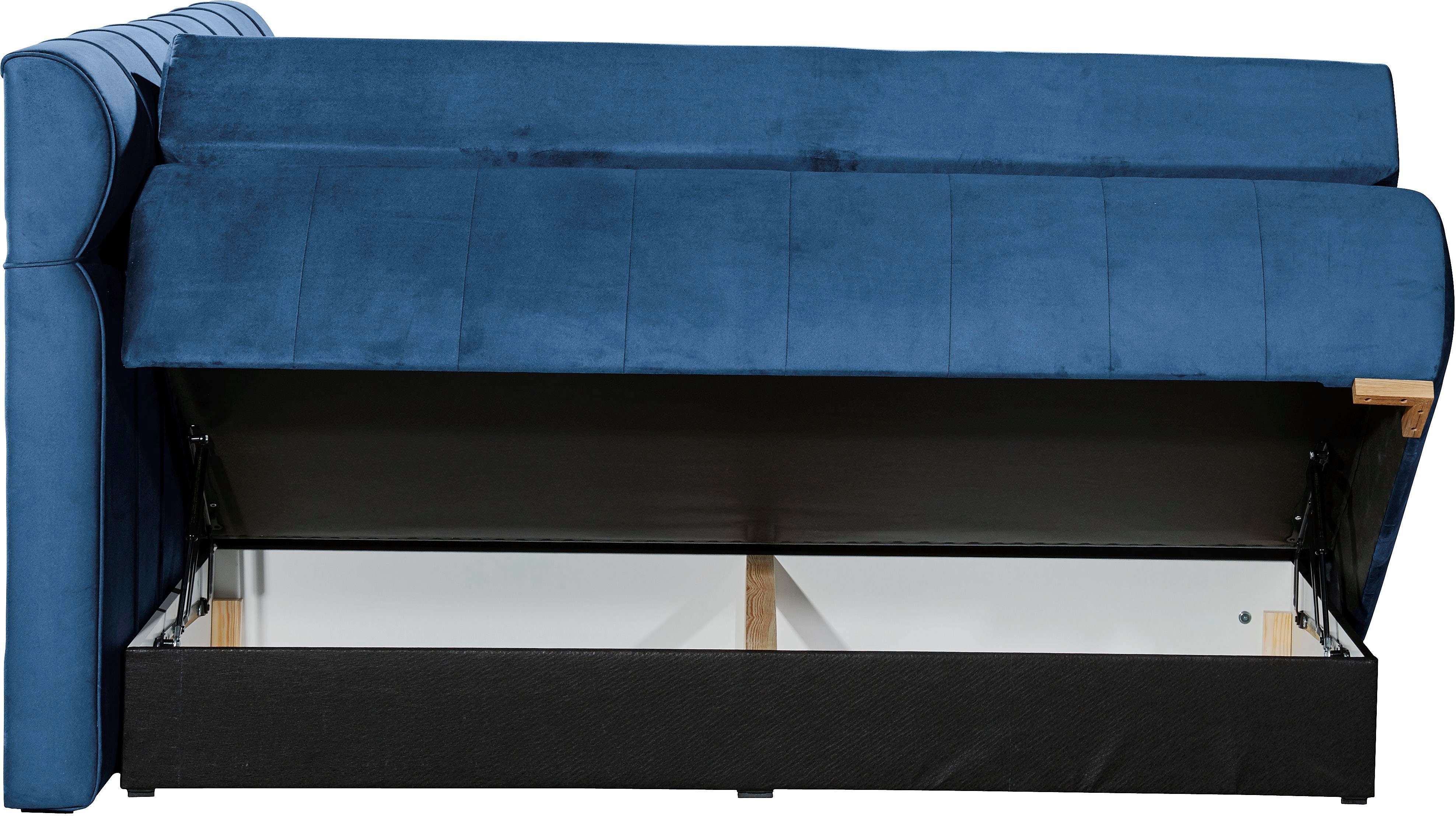 Places of Style Boxspring Felicia in h4, incl. matrastopper en bedbox