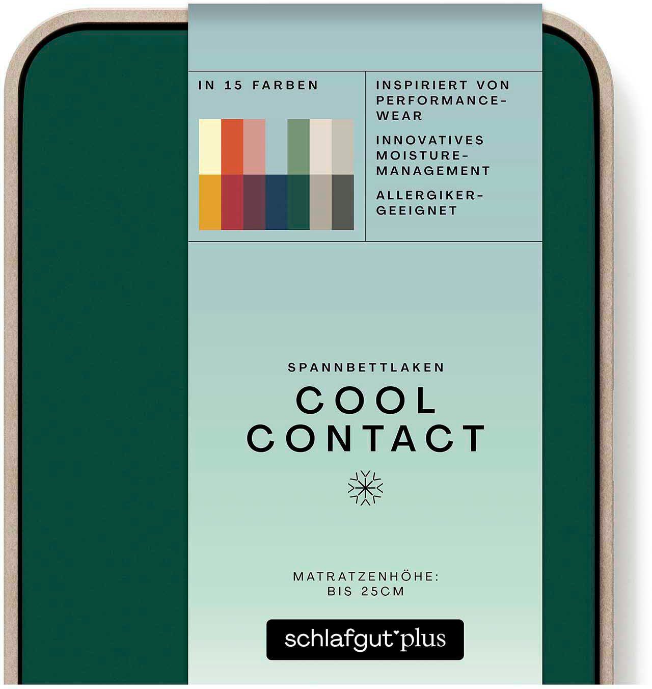 Schlafgut Hoeslaken Cool Contact 100% gekamd microvezel (1 stuk)