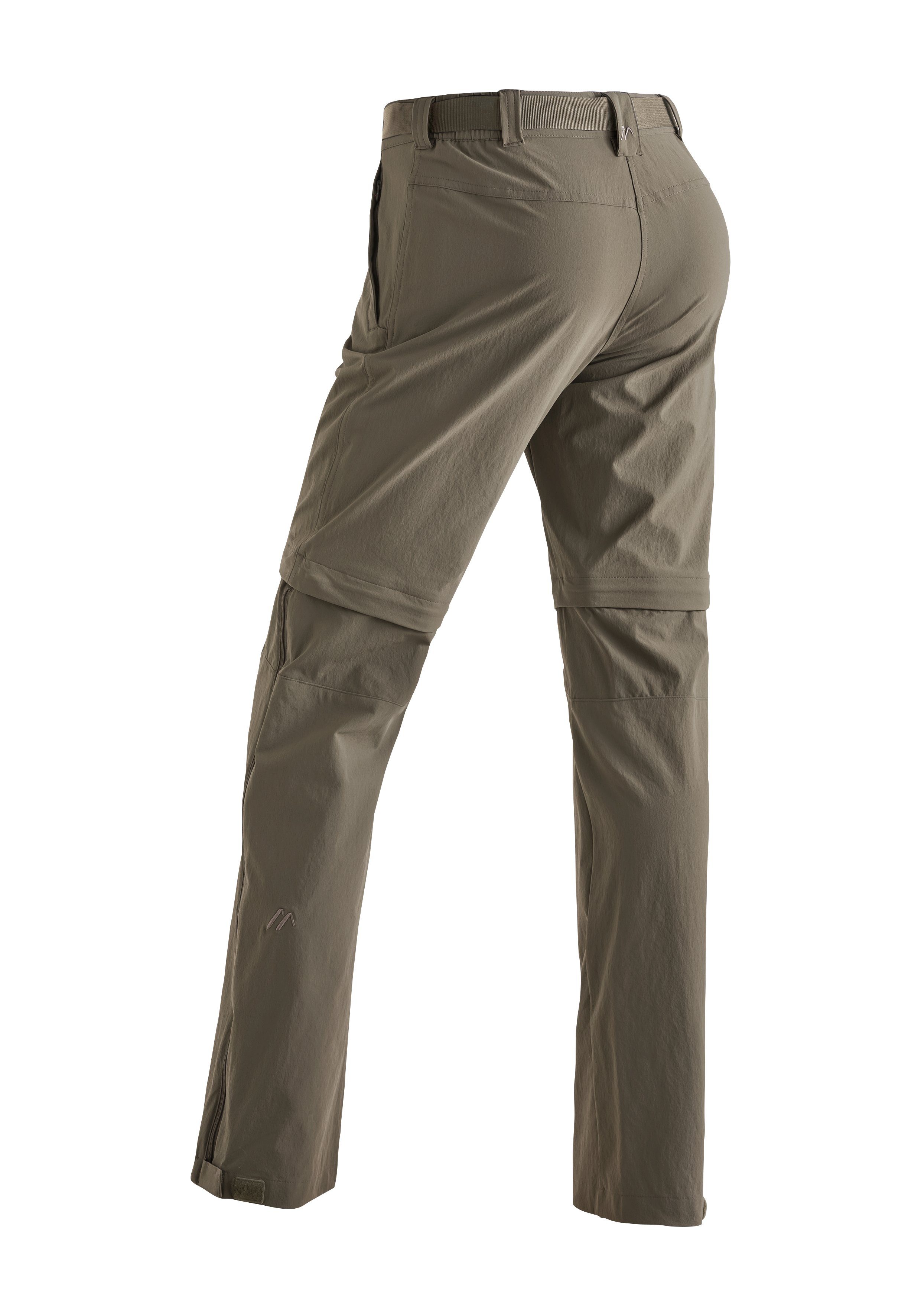 Maier Sports Functionele broek Nata Dames wandelbroek, afritsbare outdoorbroek, 3 zakken, regular fit