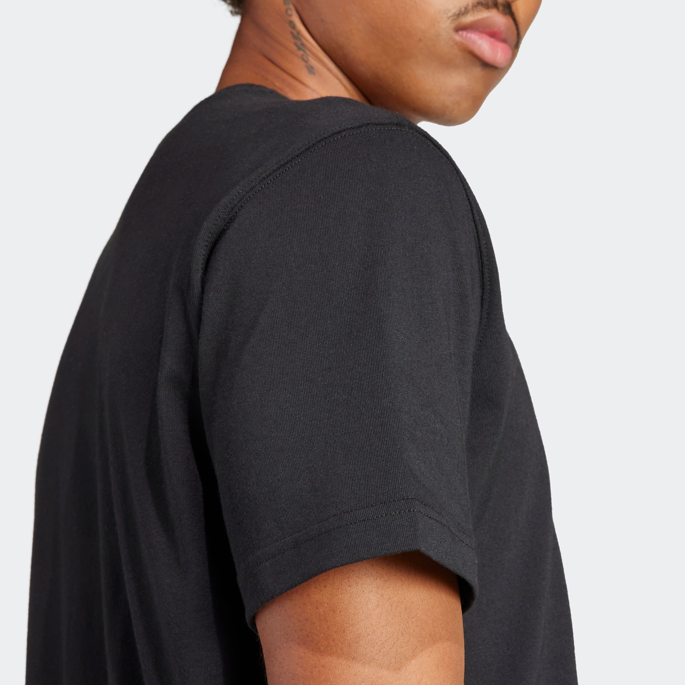 adidas Originals T-shirt TREFOIL T-SHIRT Basic shirt met grote trefoil logoprint
