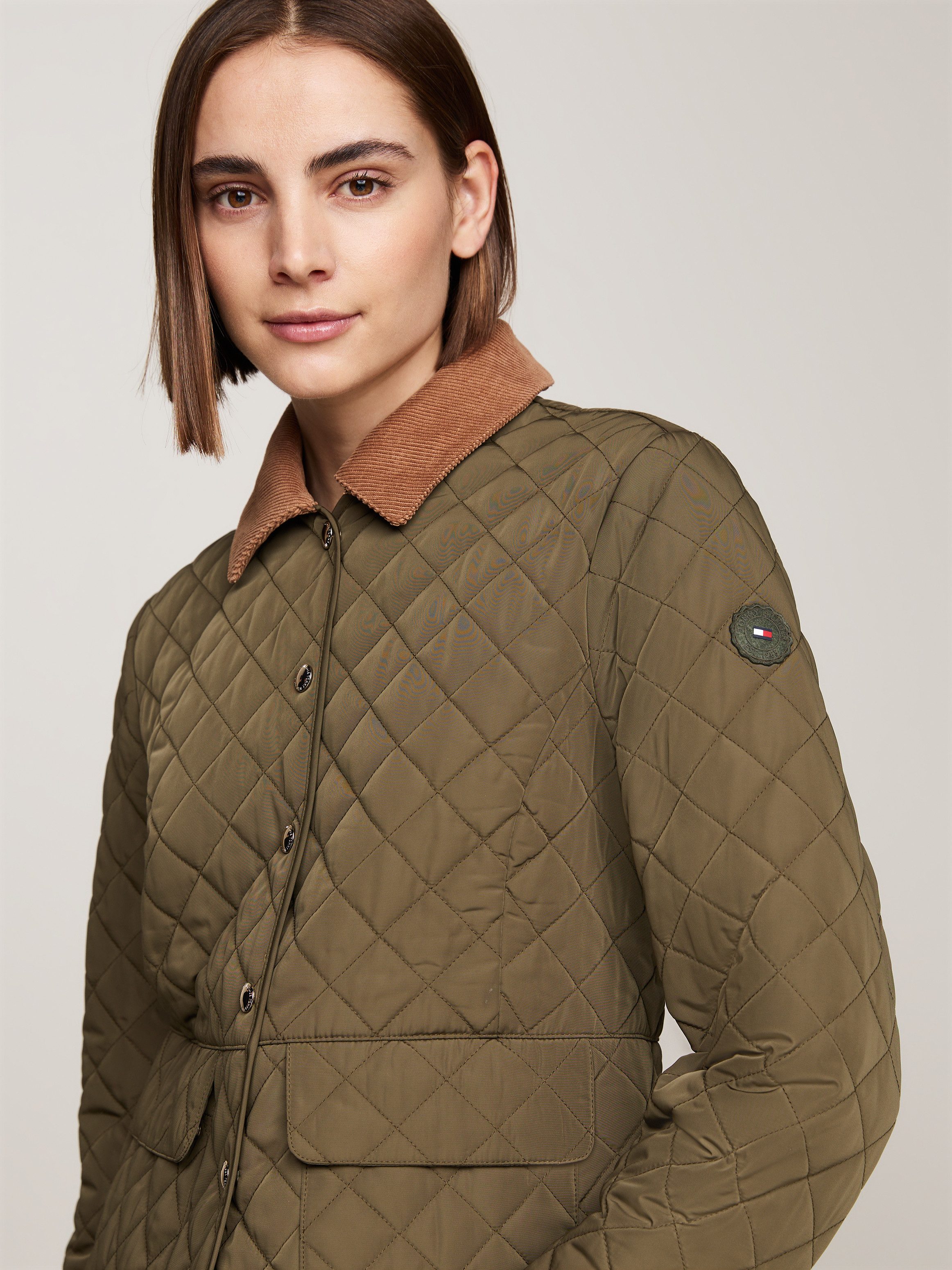 Tommy Hilfiger Gewatteerde jas met gestempeld logo