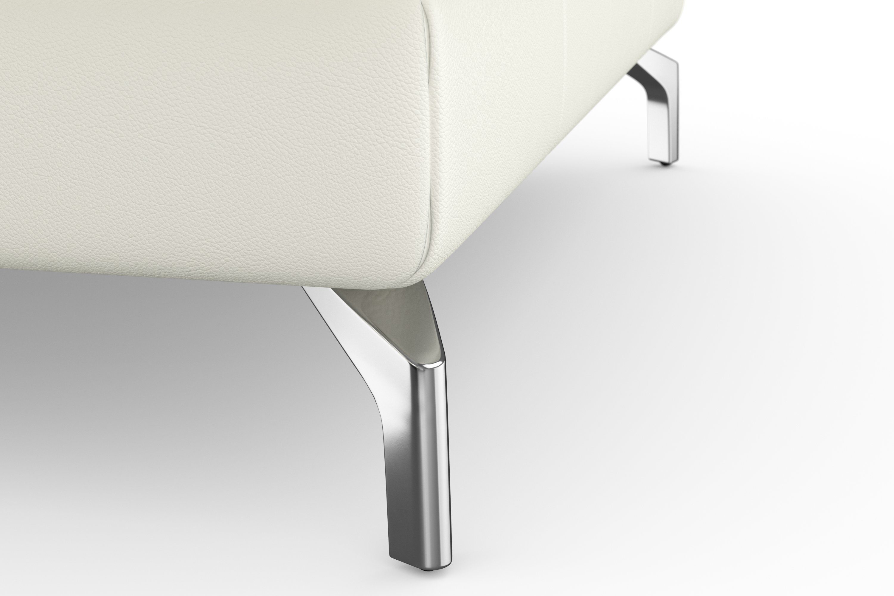 sit&more Zithoek Bendigo U-vorm inclusief zitdiepteverstelling, bodemvrijheid 12 cm, in 2 pootkleuren