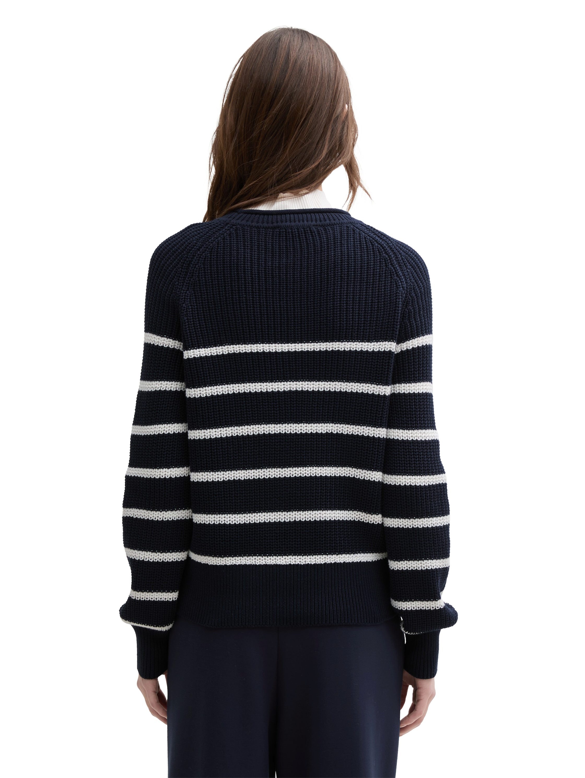 Tom Tailor Denim Gebreide trui met breistructuur