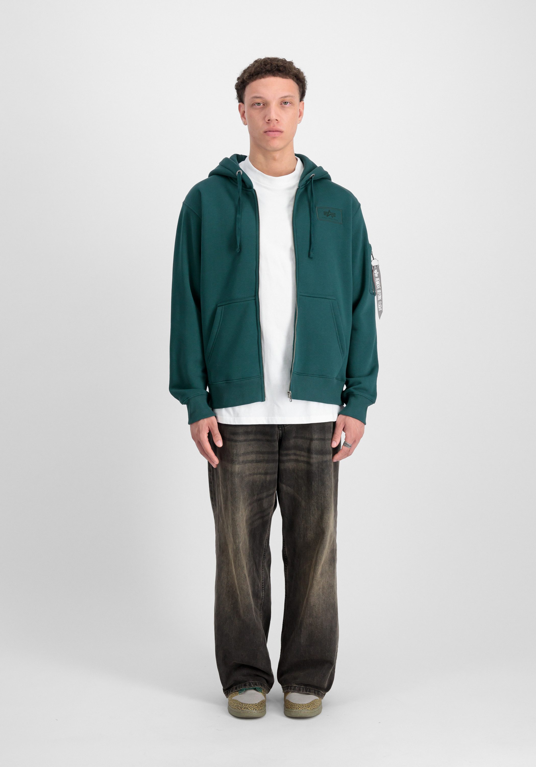 Alpha Industries Hoodie Alpha Industries Men - Hoodies Back Print Zip Hoodie