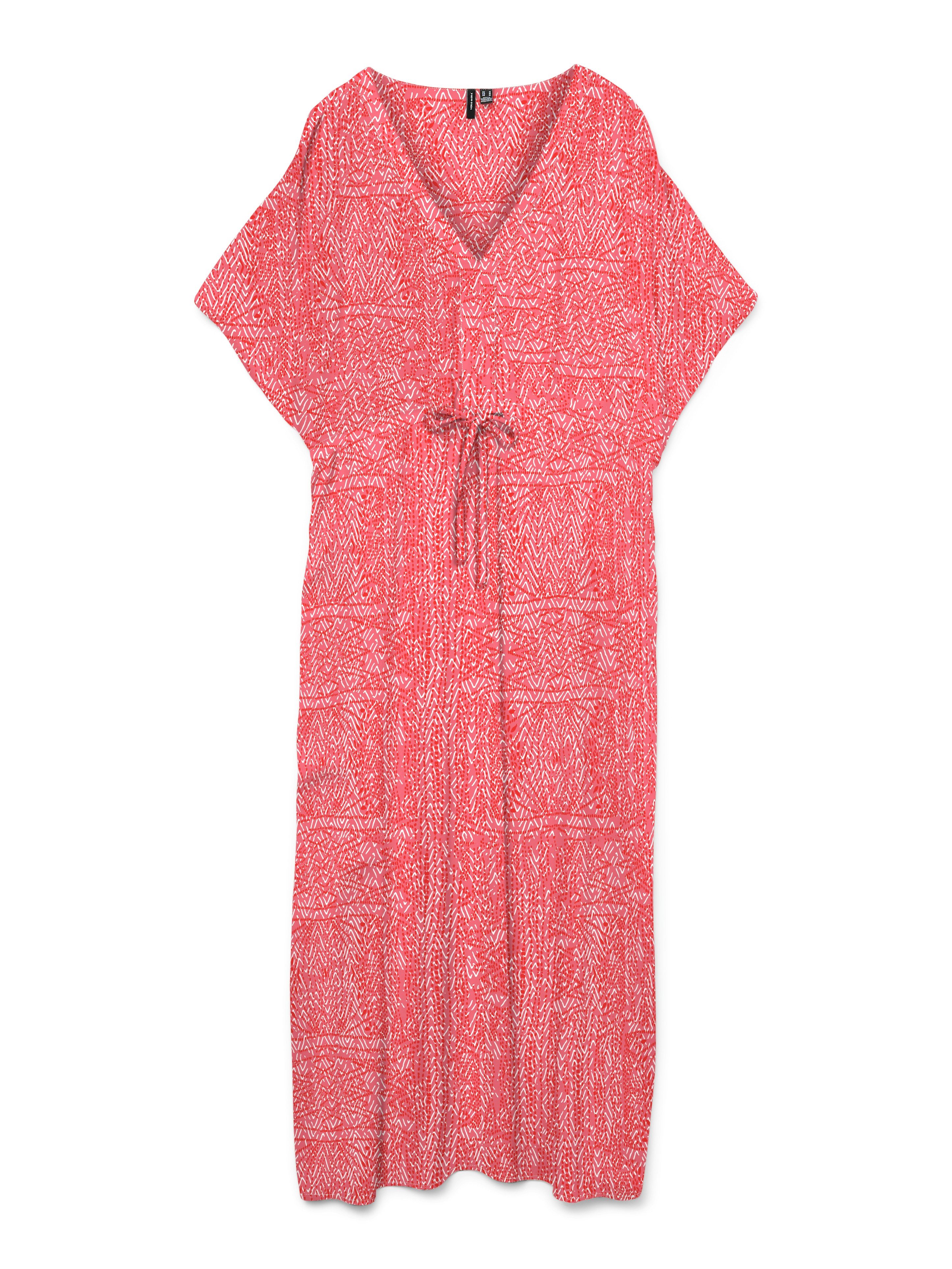 Vero Moda Maxi-jurk VMMENNY SS 7/8 KAFTAN WVN GA