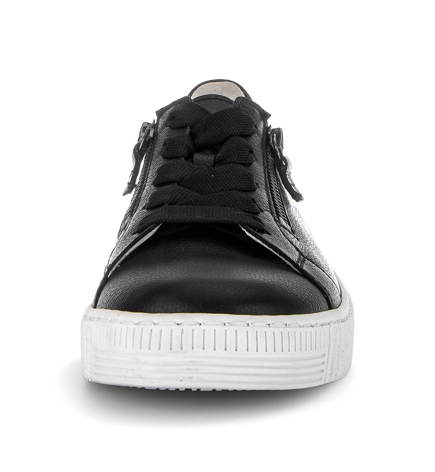 Gabor Plateausneakers vrijetijdsschoen, lage schoen, veterschoen met twee ritsen