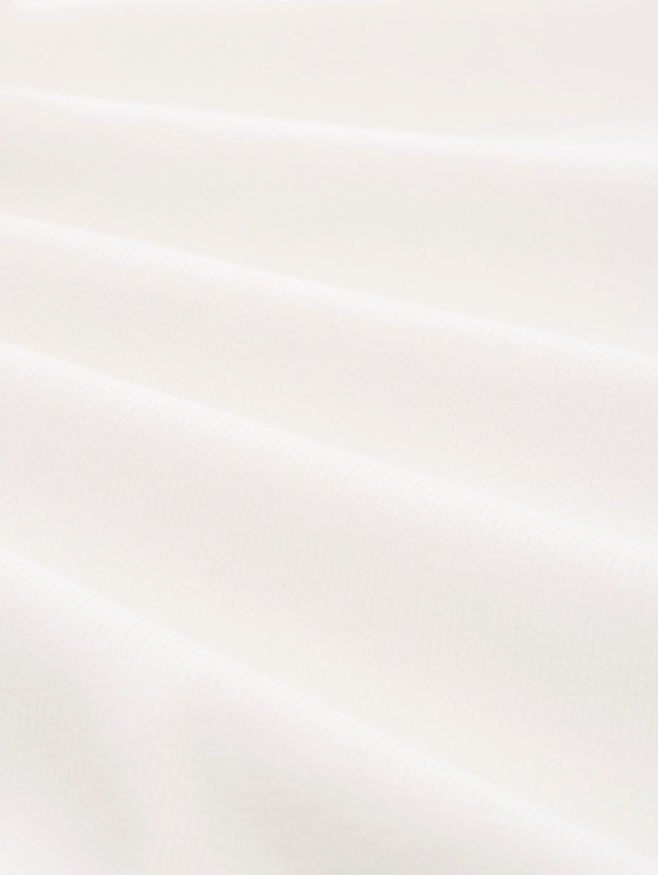 Tom Tailor Denim T-shirt met ribstructuur