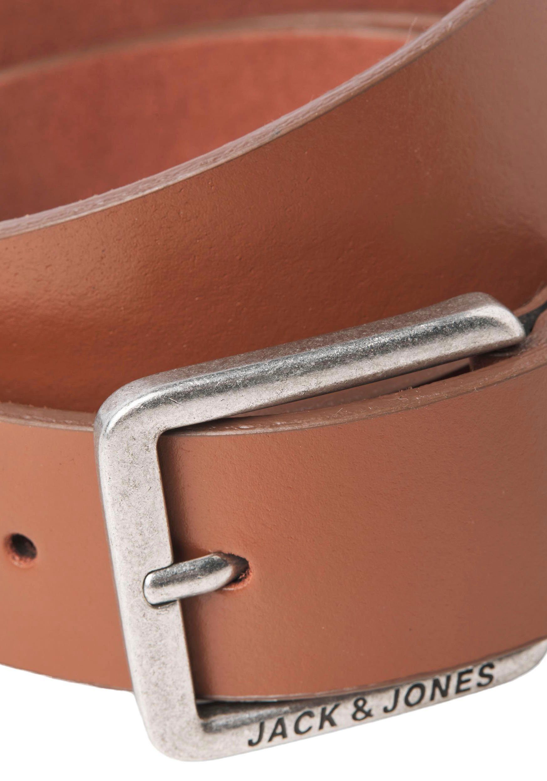 Jack & Jones Leren riem JACESPO BELT NOOS