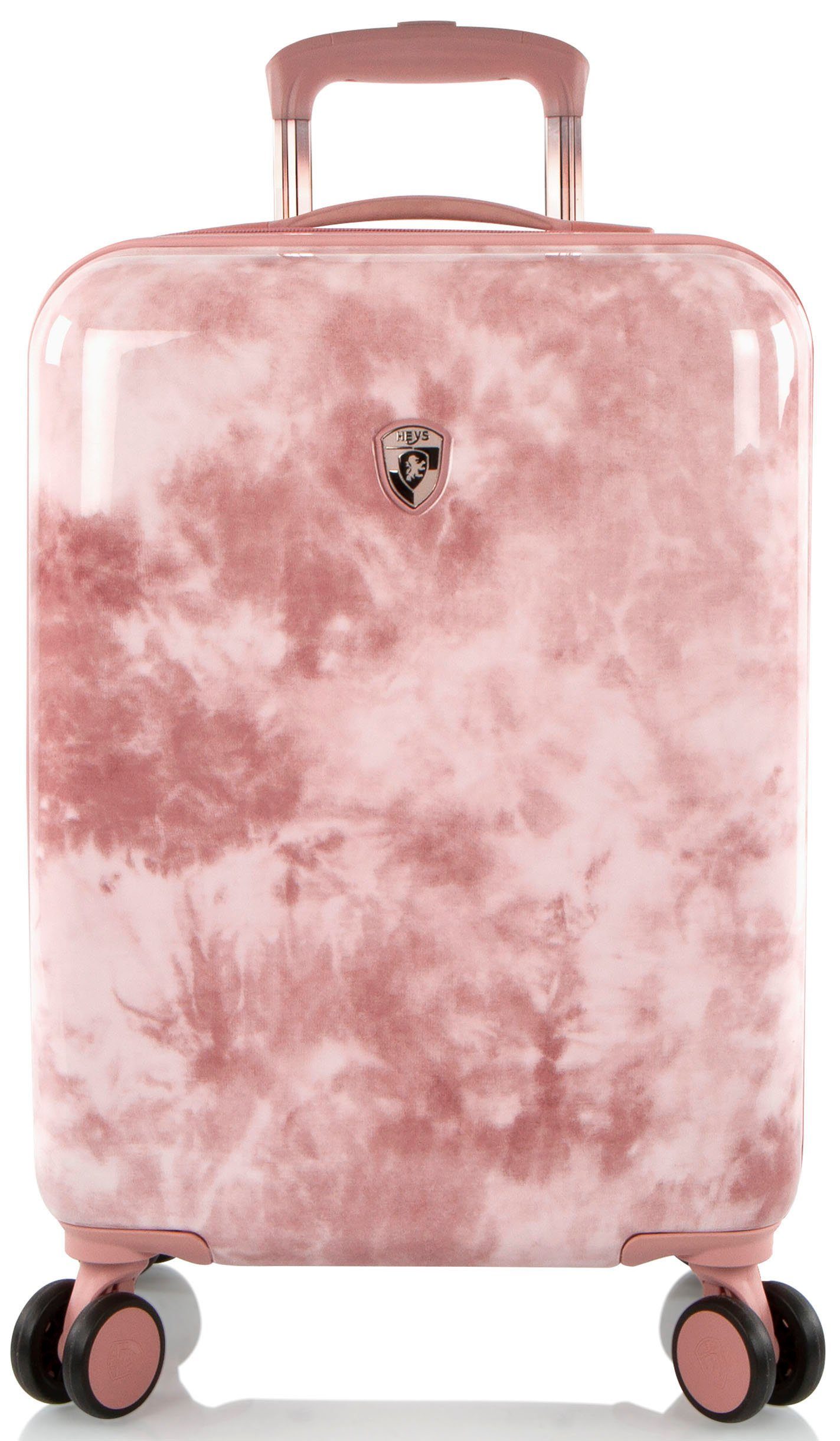 Heys Hardshell-trolley Tie-Dye pink, 53 cm Heys x Joachim Llambi harde koffer volumevergroting