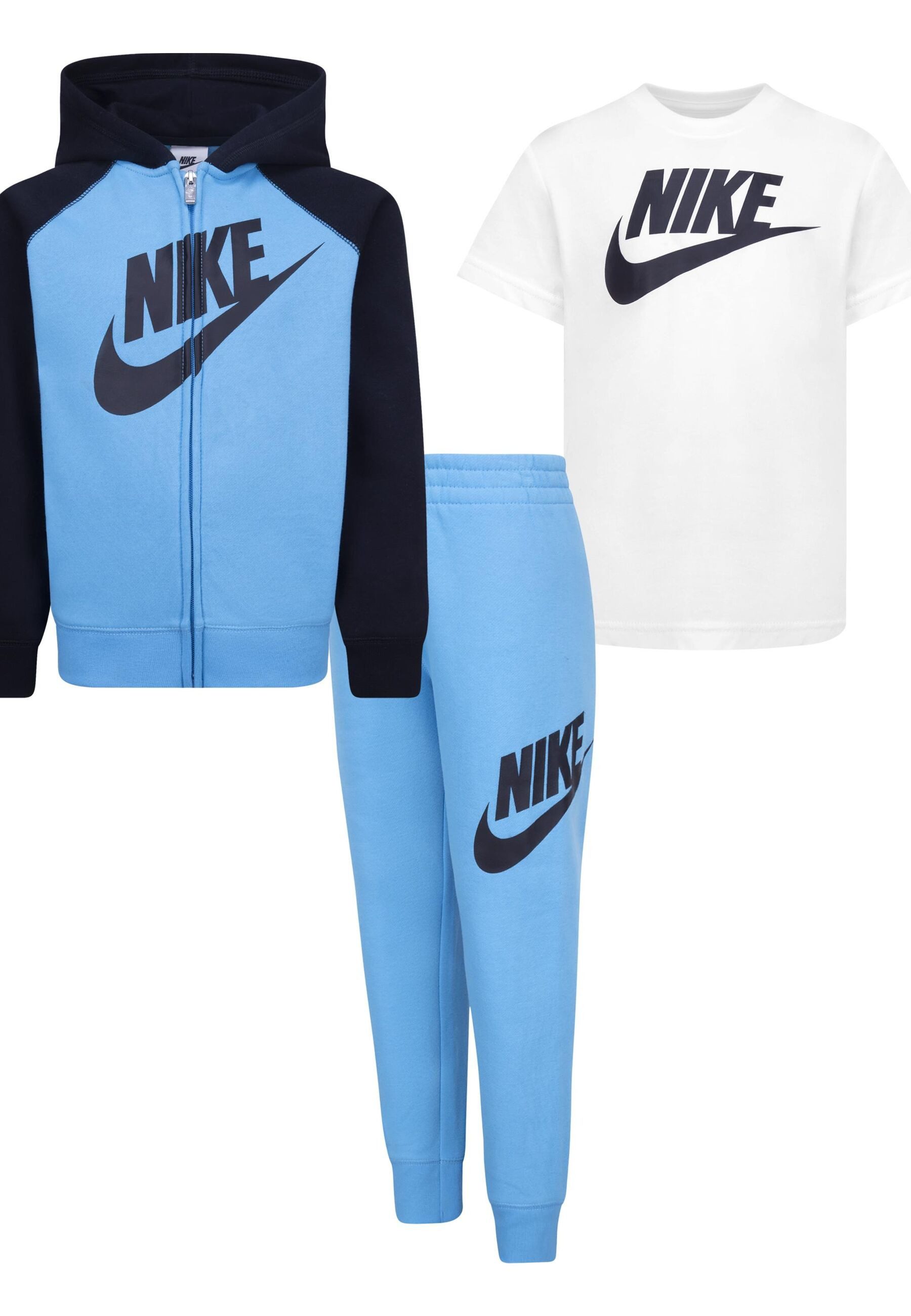 Nike Sportswear Trainingspak (set, 3-delig) kinderen trainingspakken maat 116 (6) blauw