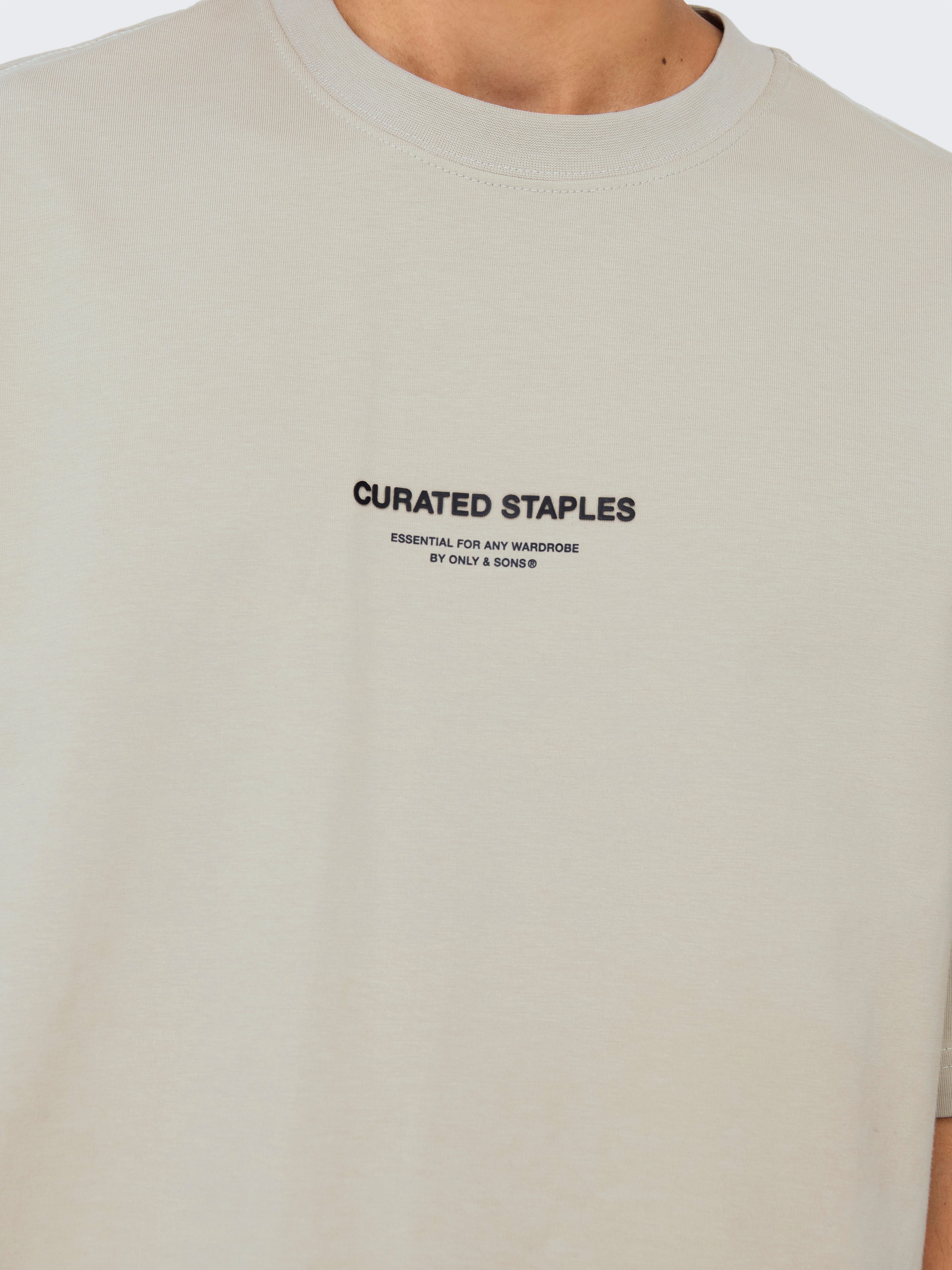 ONLY & SONS Shirt met ronde hals ONSCURATED RLX PRINT SS TEE