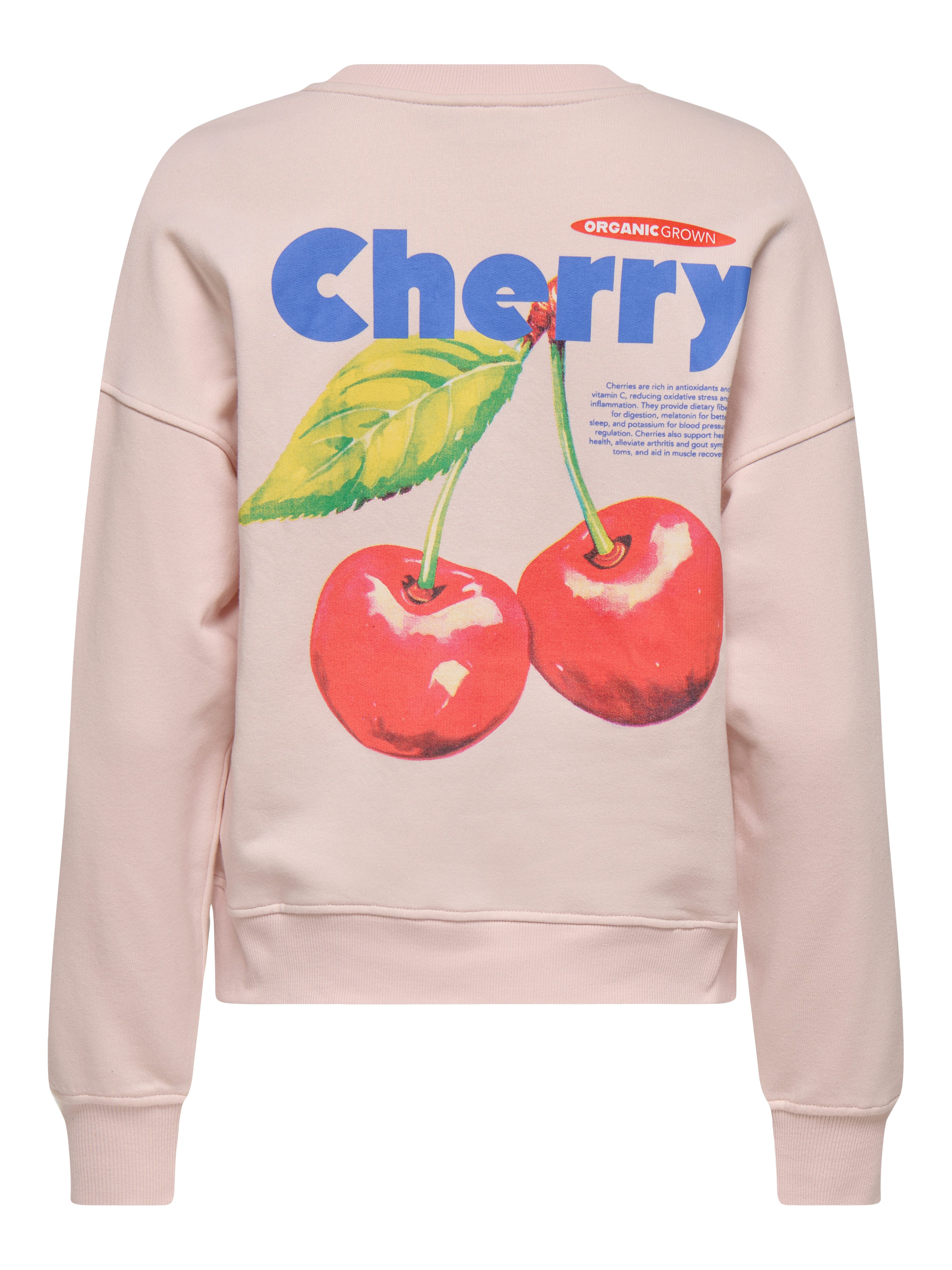 Only Sweatshirt ONLPHILEA L/S FRUIT O-NECK UB SWT