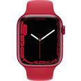 apple smartwatch watch series 7 gps + cellular, 45 mm rood